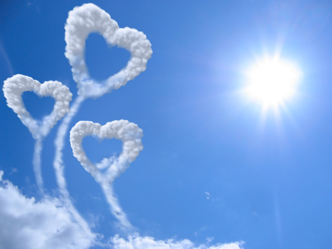 Day Heart Shaped Cloud Wallpaper Art For Your