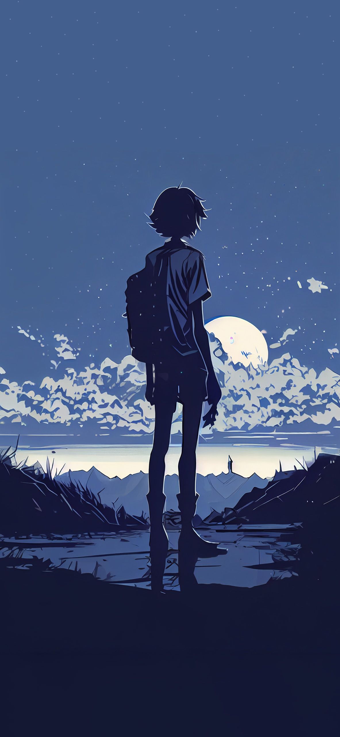 Blue Anime Wallpaper