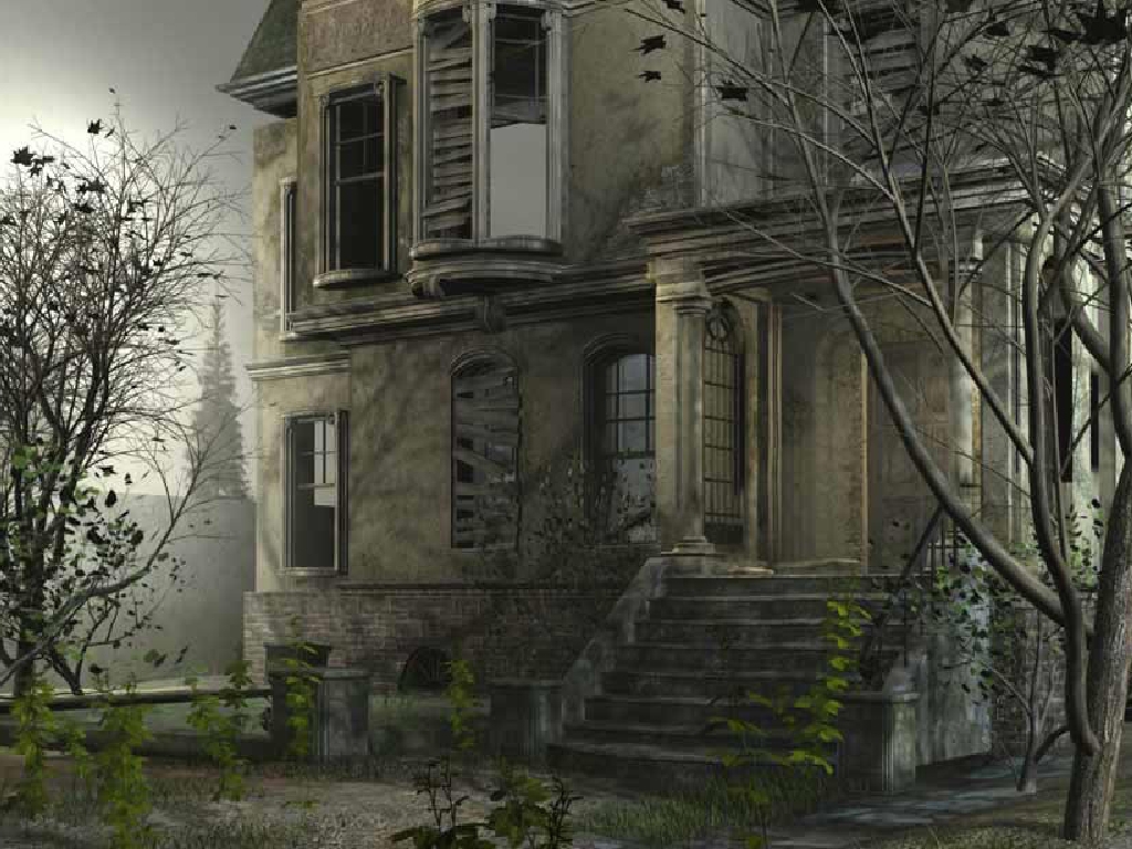 Pics Photos   Free Spooky Haunted House Desktop Wallpaper