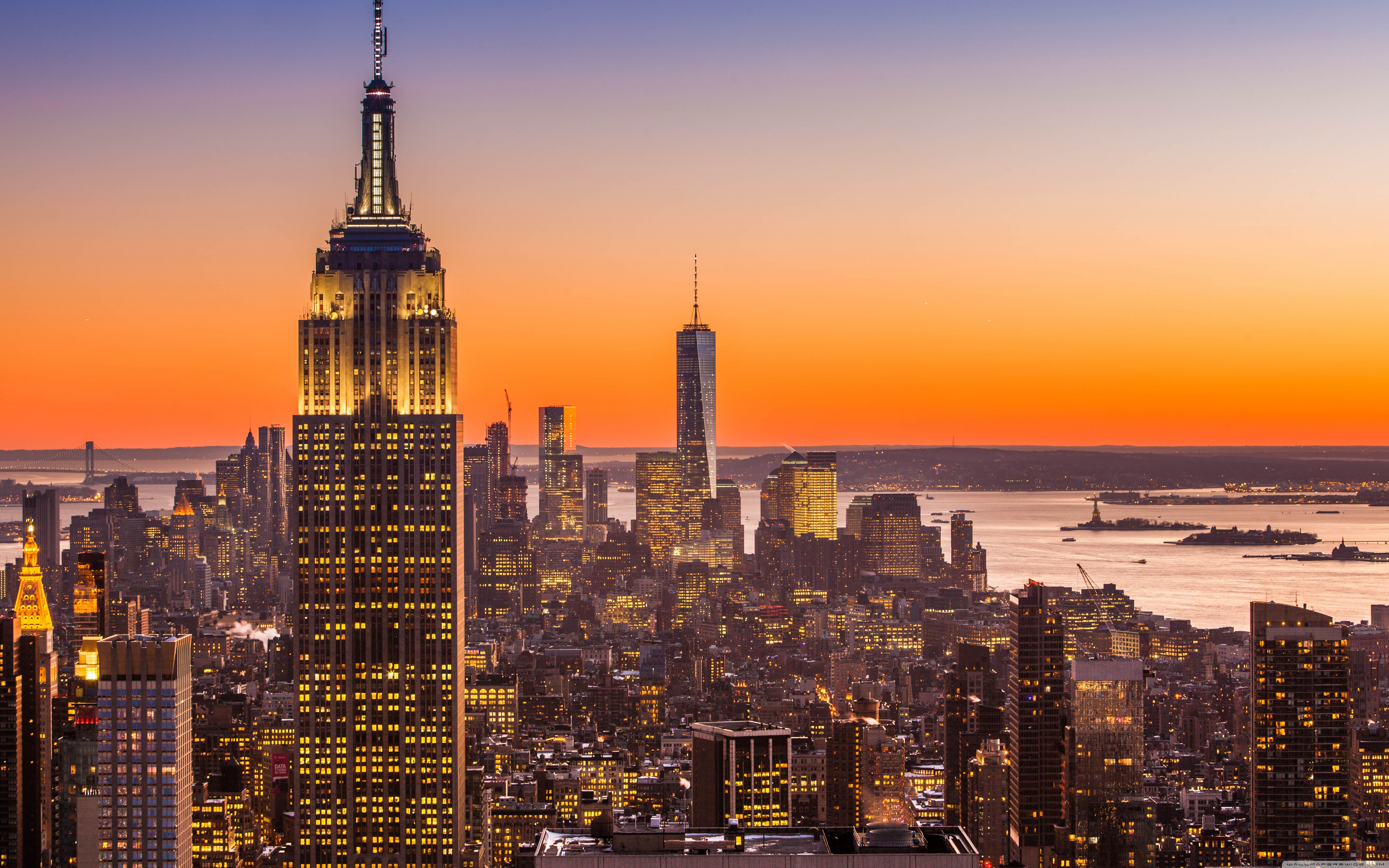 New York City Aerial 4k HD Desktop Wallpaper For Ultra