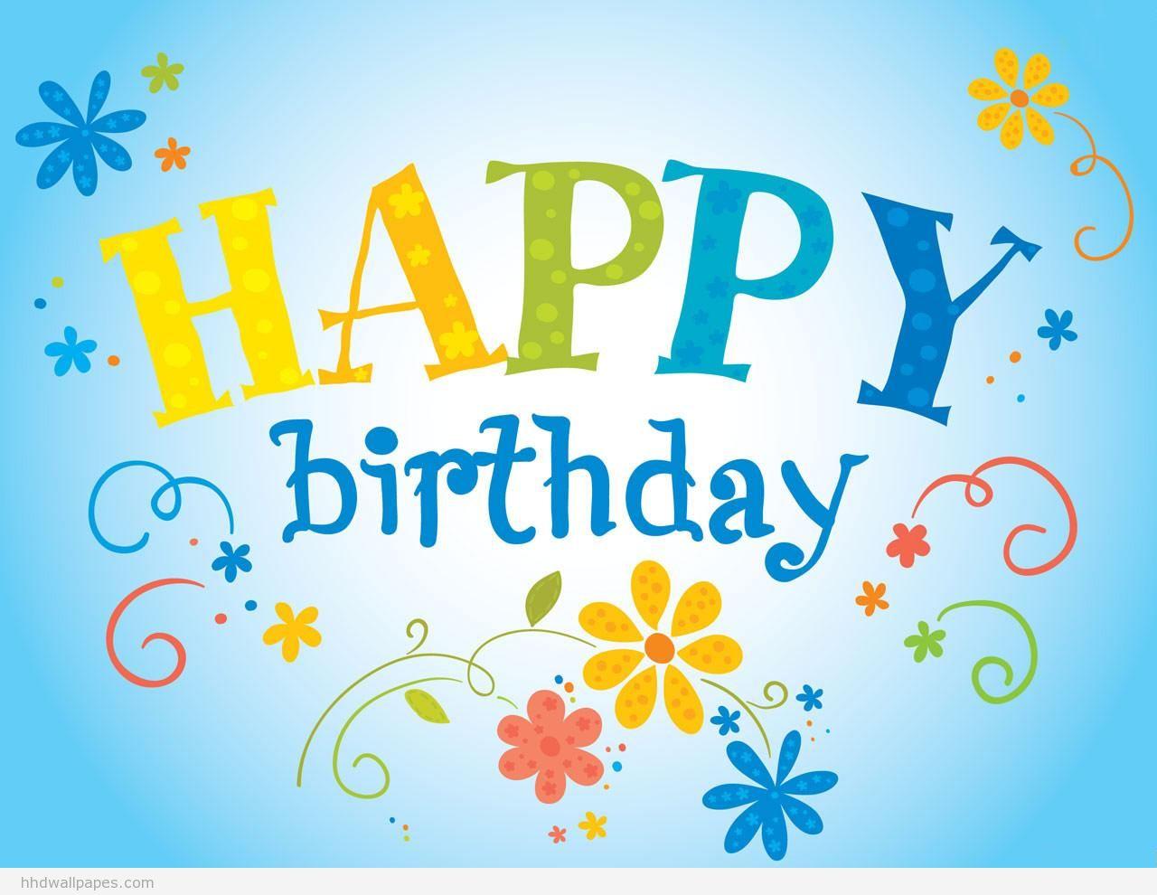 Happy Birthday Wishes Hd Wallpaper Desktop Widescreen