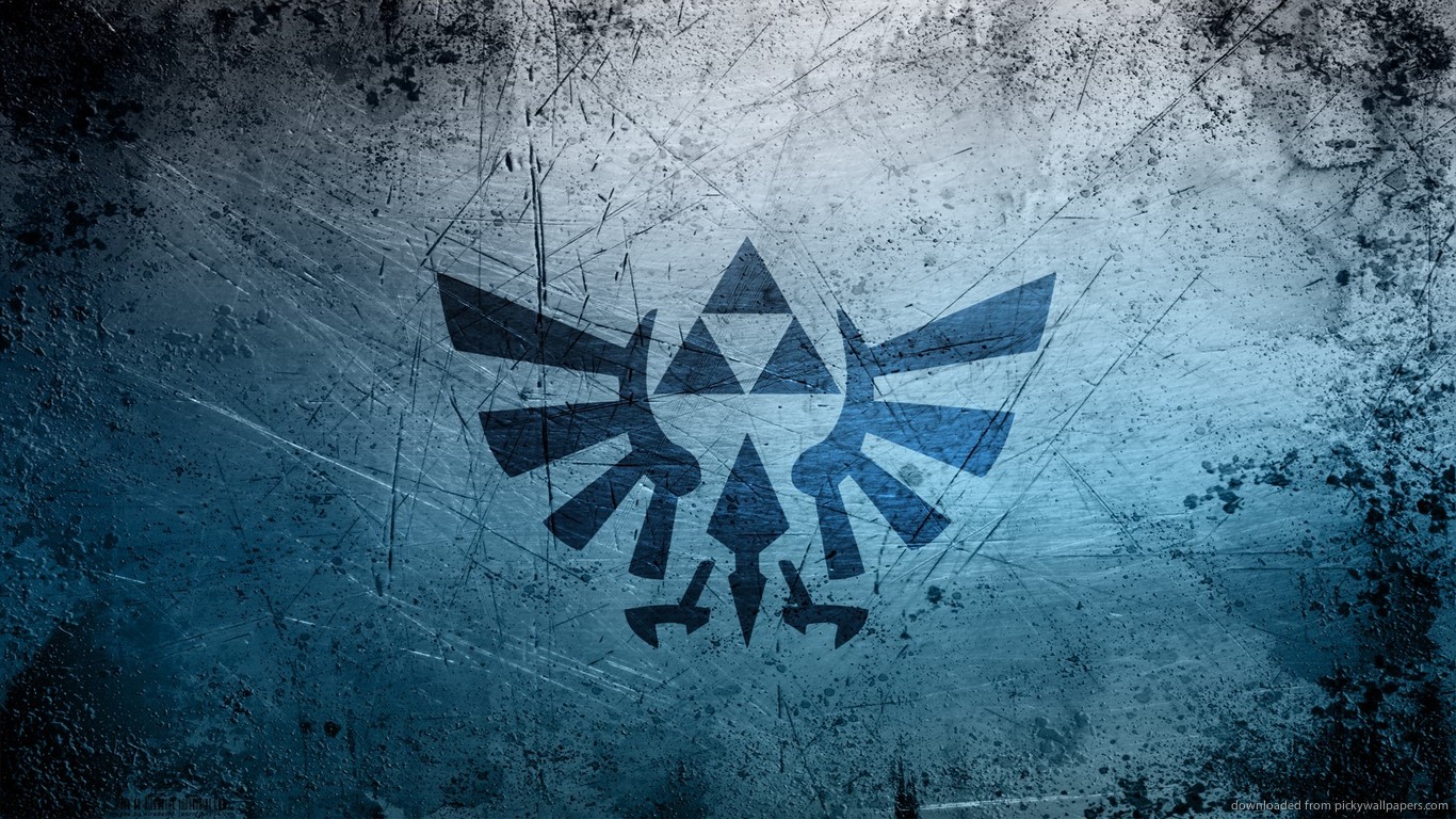 The Legend Of Zelda Grunge Logo Wallpaper