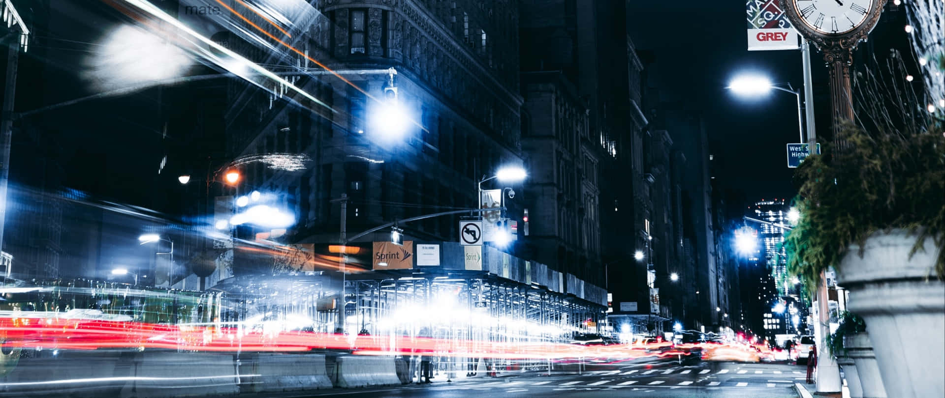 Night Street Wallpaper