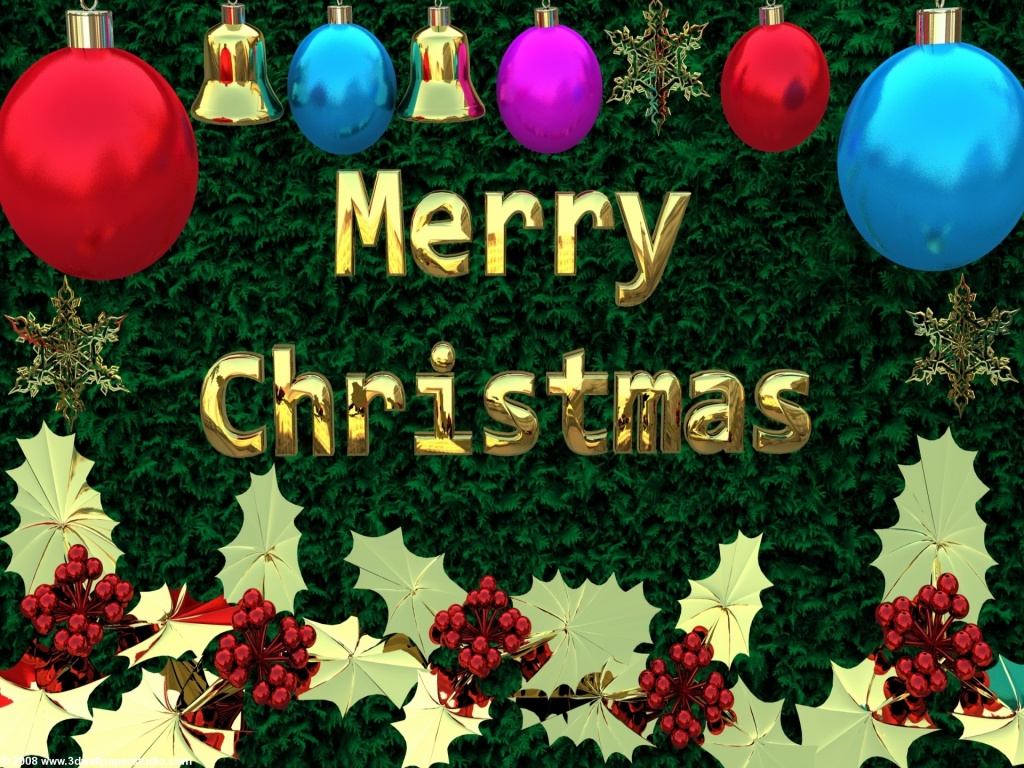Merry Christmas Wallpaper In Screen Resolution