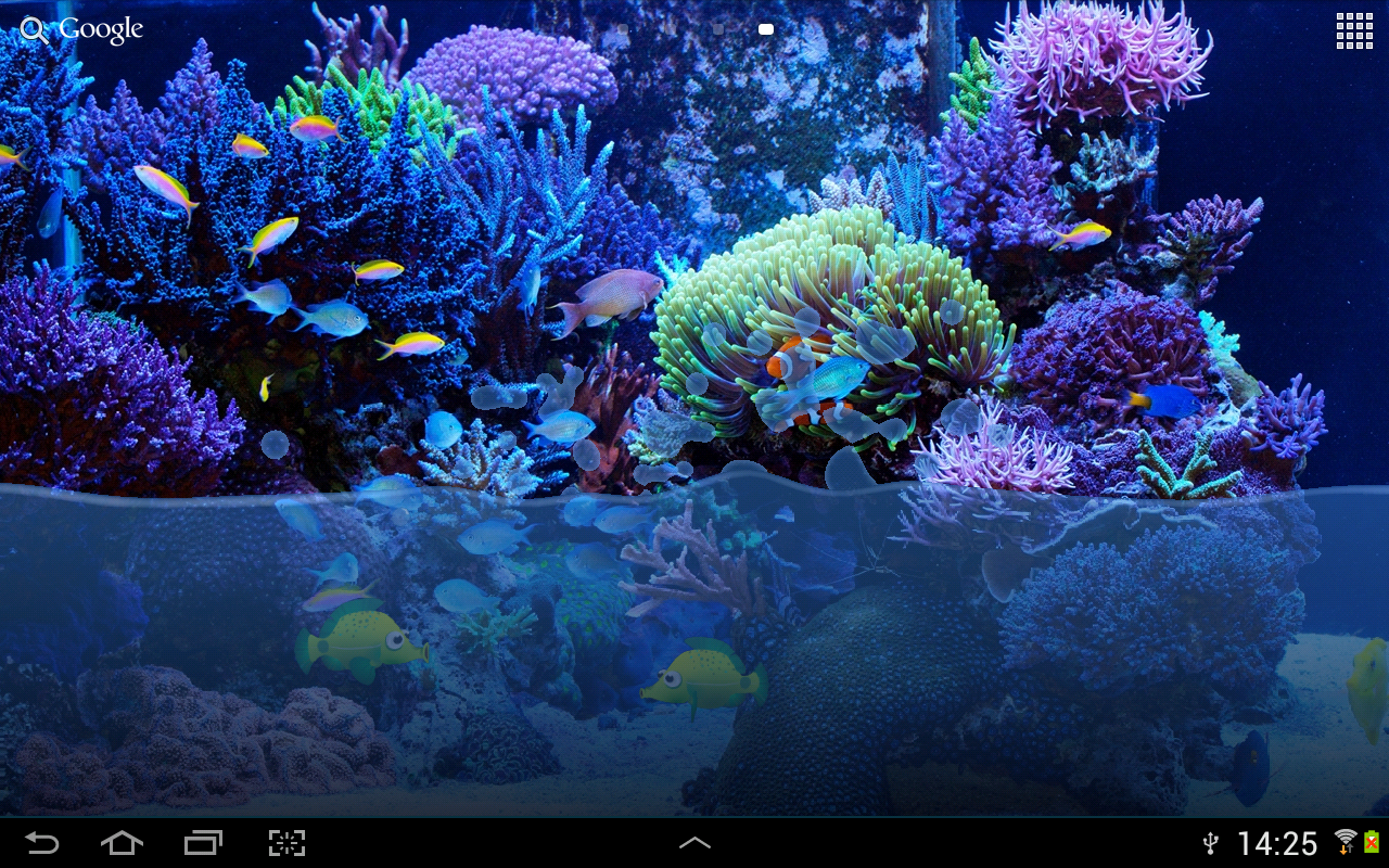 Fish Tank Live Wallpaper This Simulates Water In A