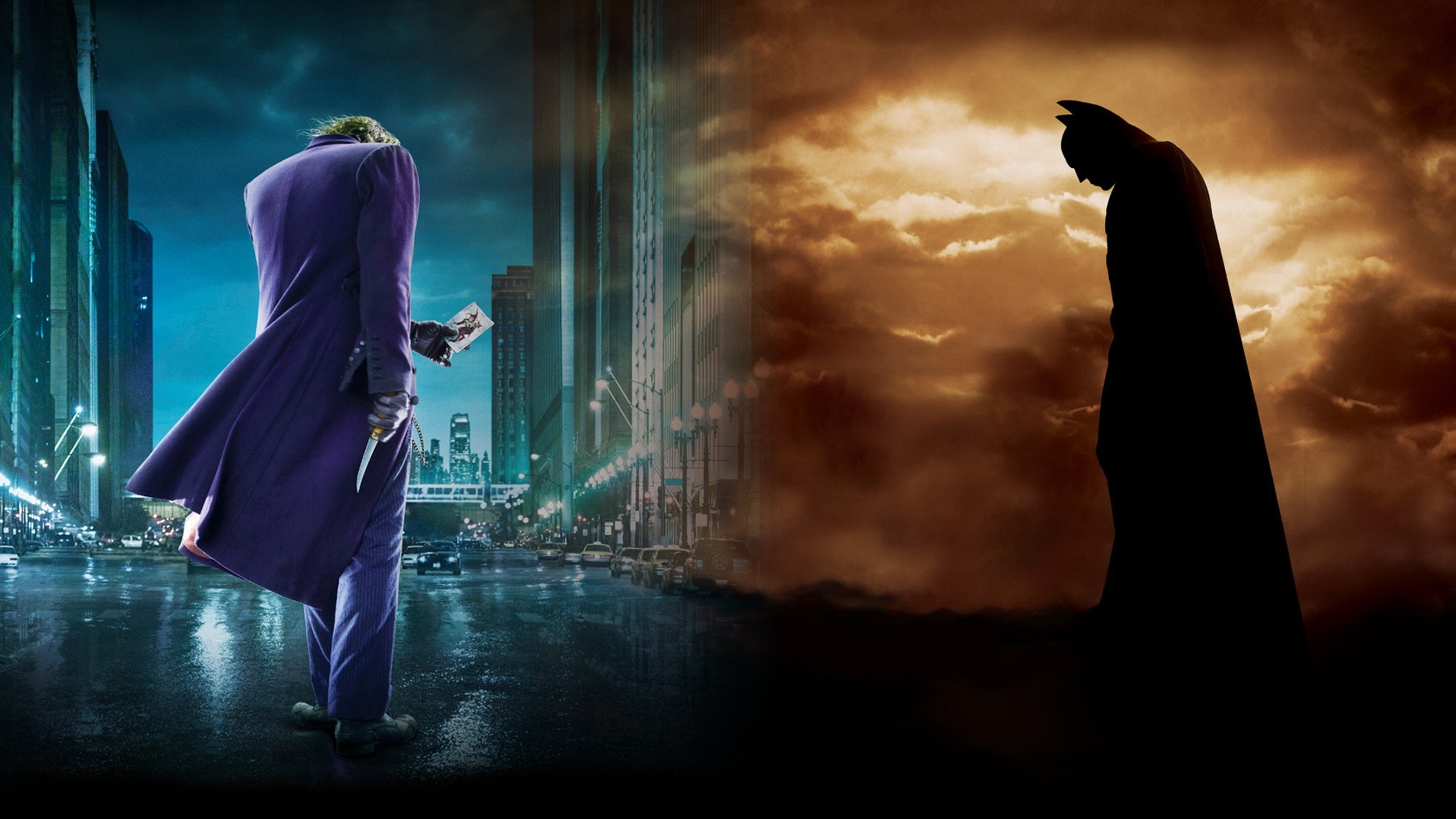 Batman And Joker HD 1440p Resolution 4k Wallpaper Image