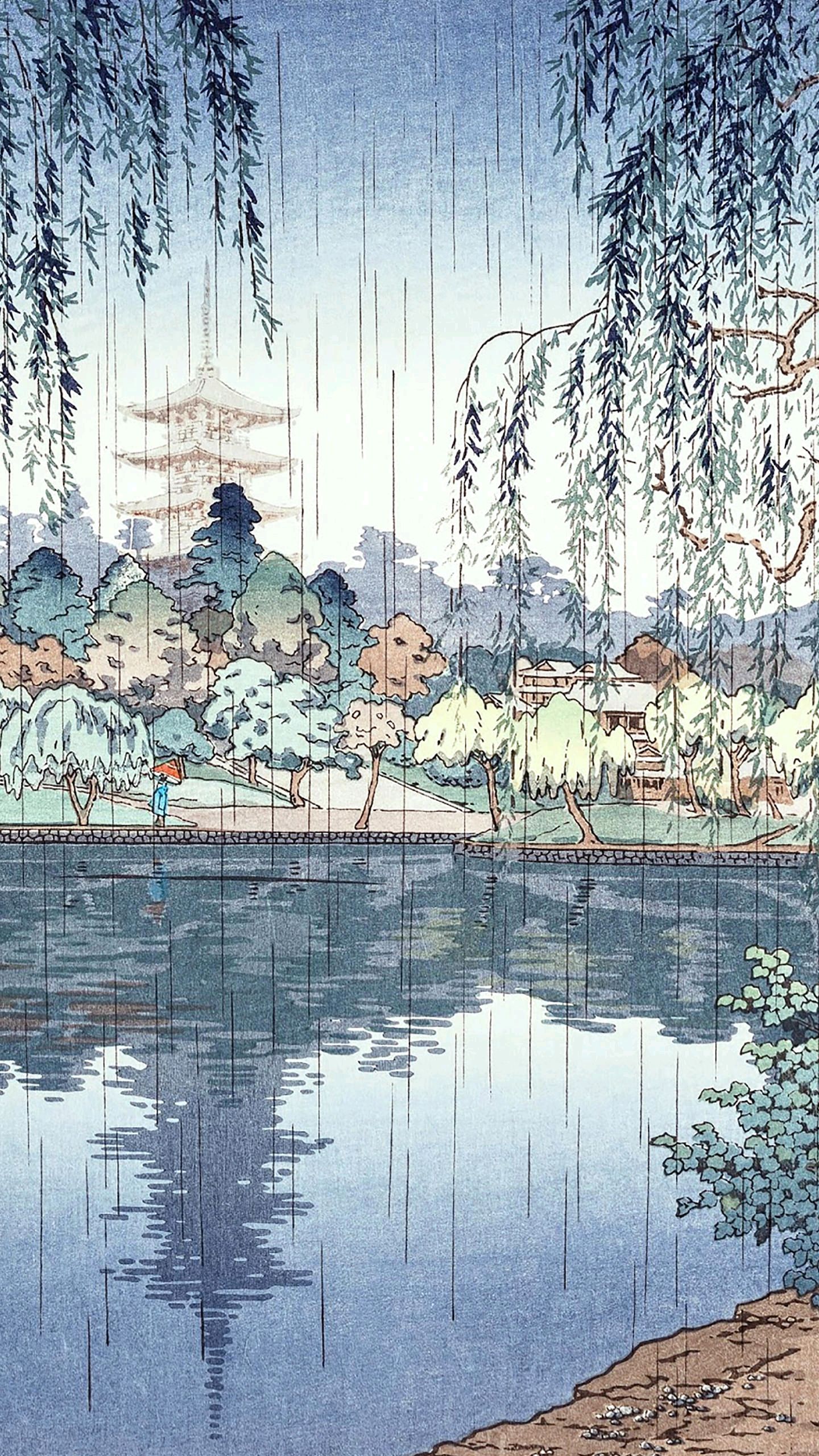 Ukiyo E App Art Wallpaper iPhone Japanese Artwork