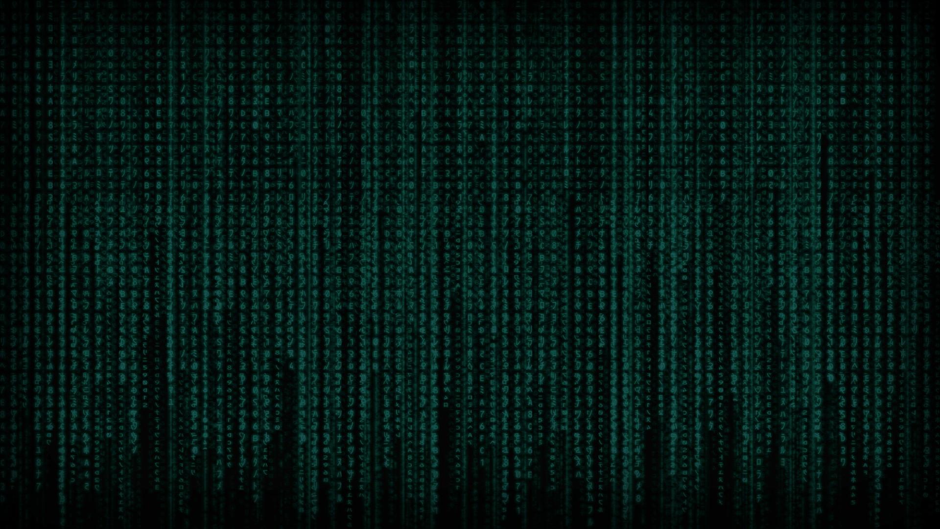 Green Matrix Code Wallpaper