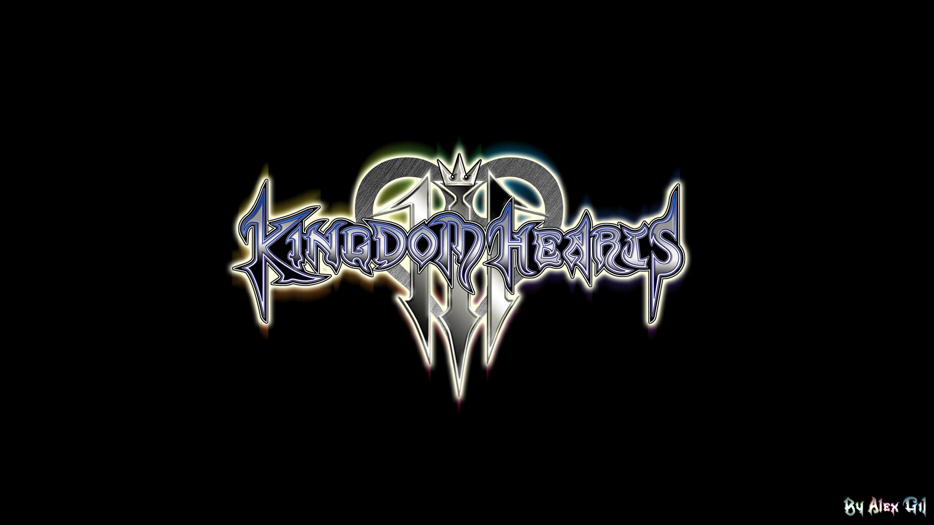 Kingdom Hearts Rainbow Wallpaper HD By Alexgii