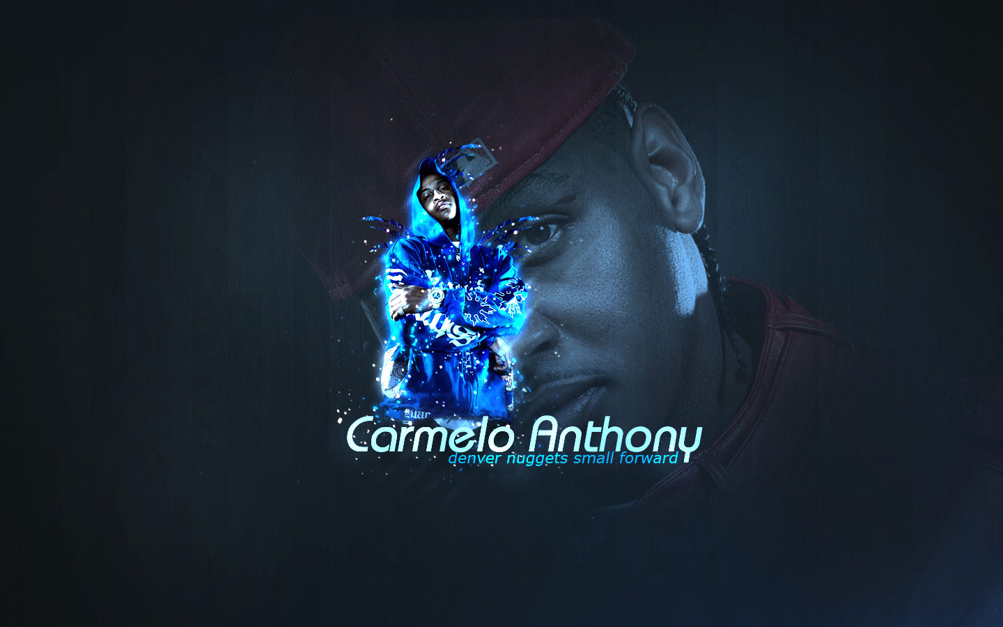 Carmelo Anthony Simple Wallpaper Two Pictures Of Him One Is