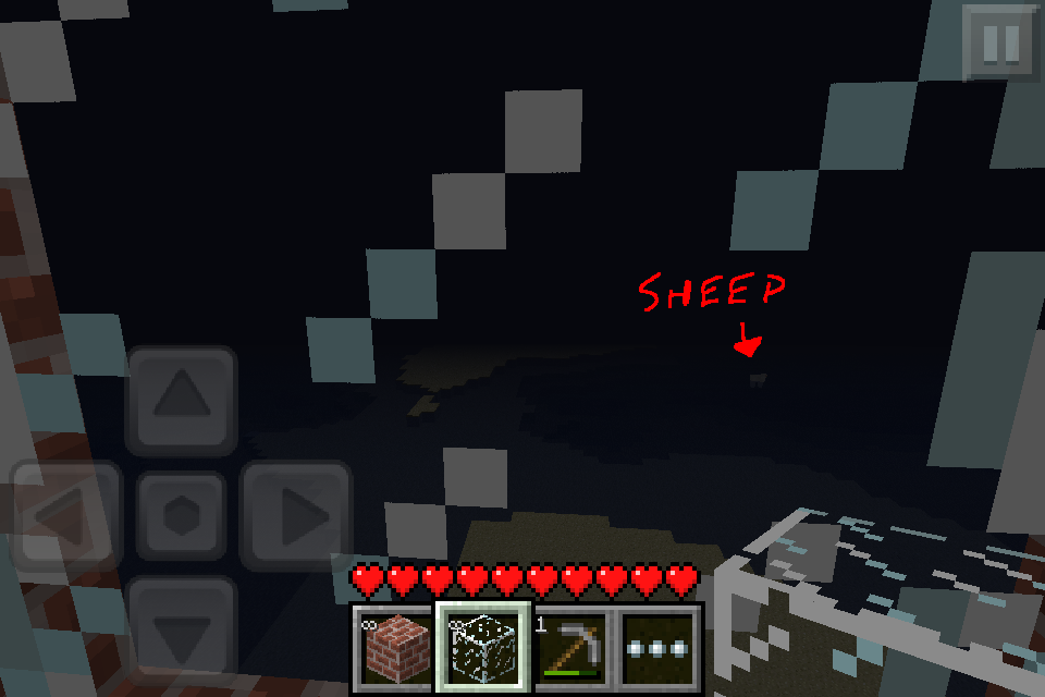 Minecraft Pe Wallpaper Lonely Sheep By