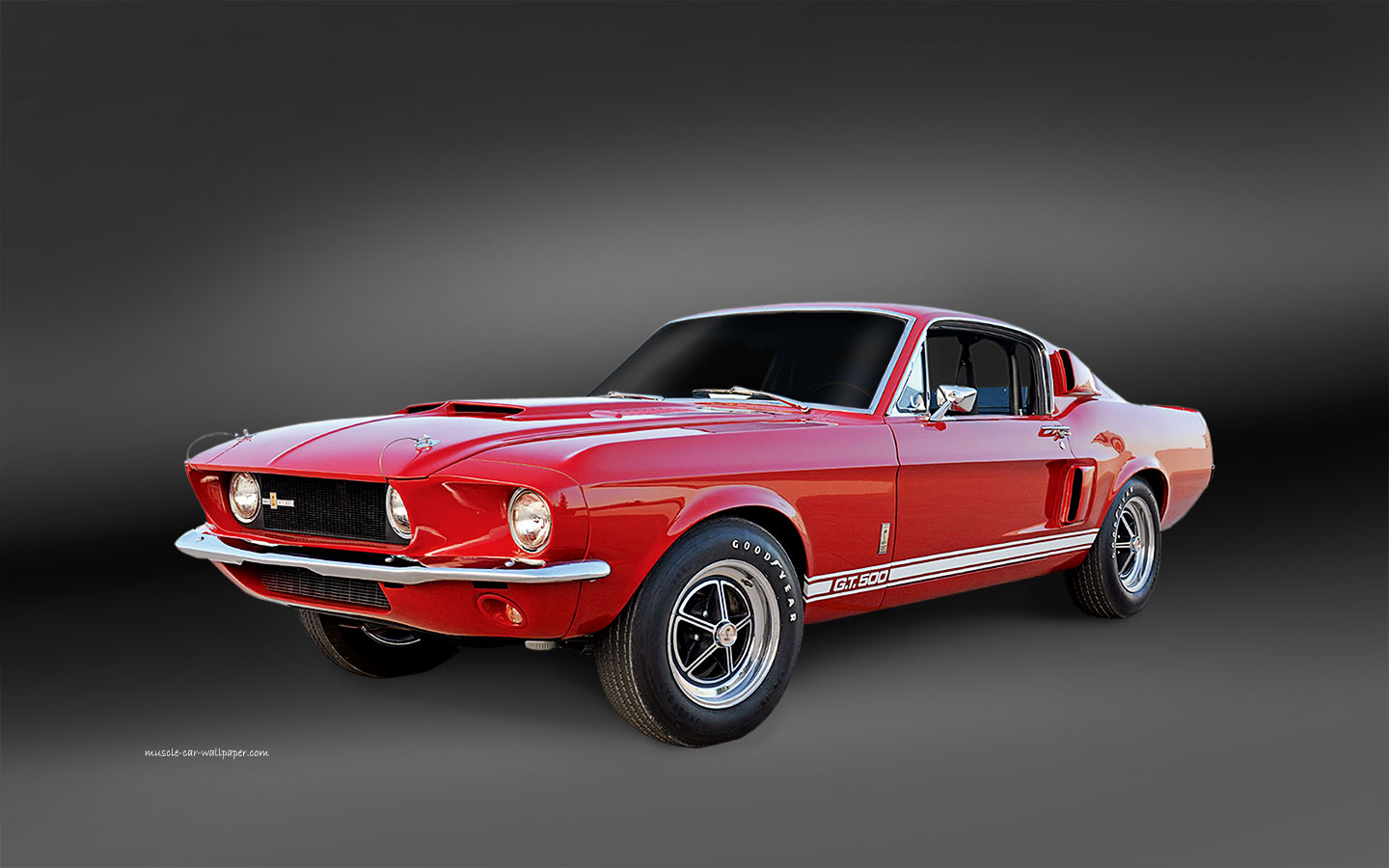 Muscle Car Mustang Widescreen Background Wallpaper