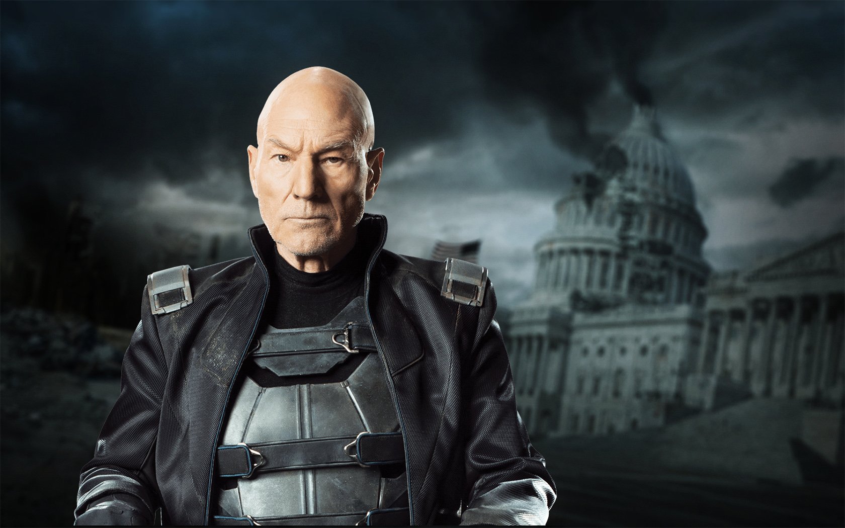 Old Professor Xavier Played By Patrick Stewart Wallpaper and