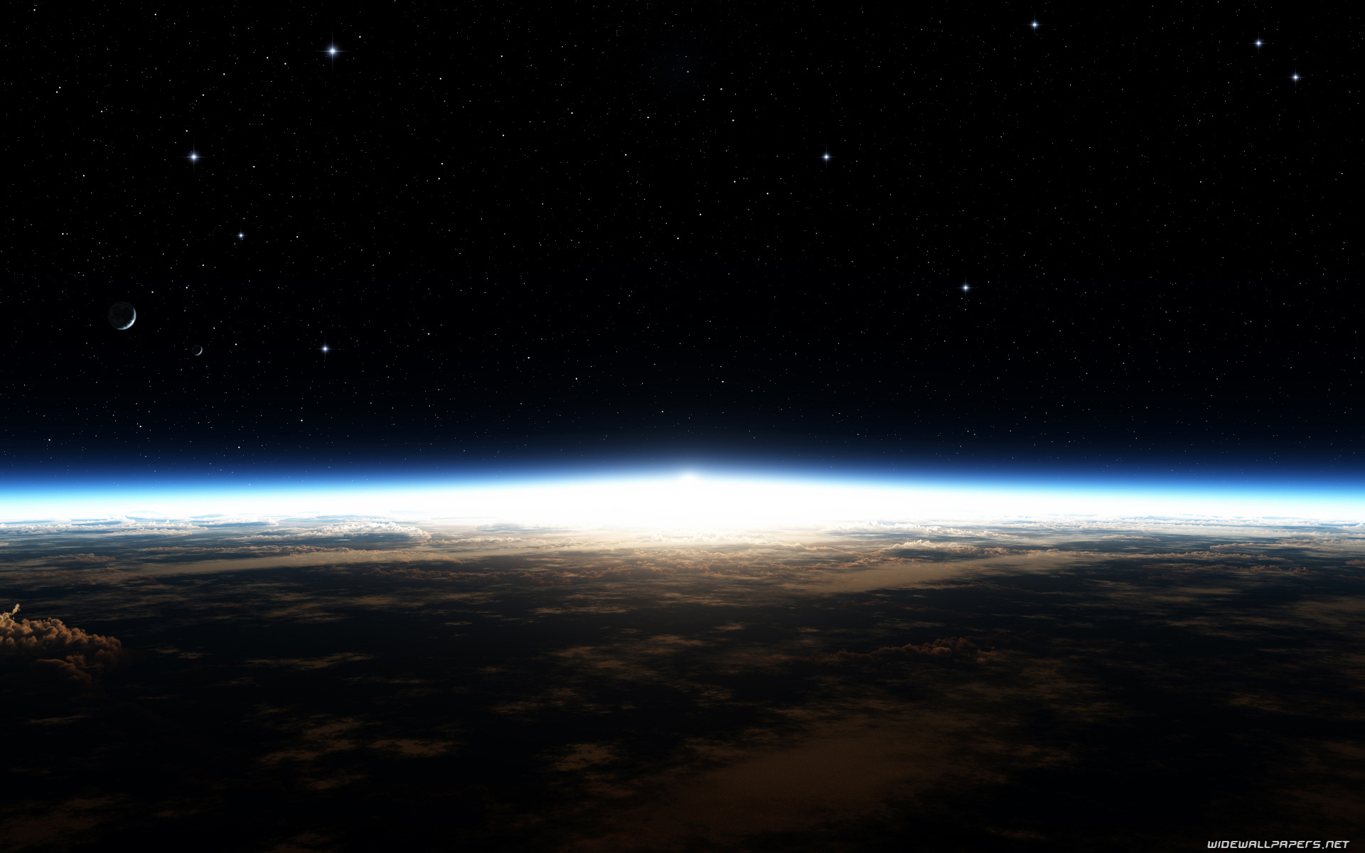 Earth From Space Desktop Wallpaper
