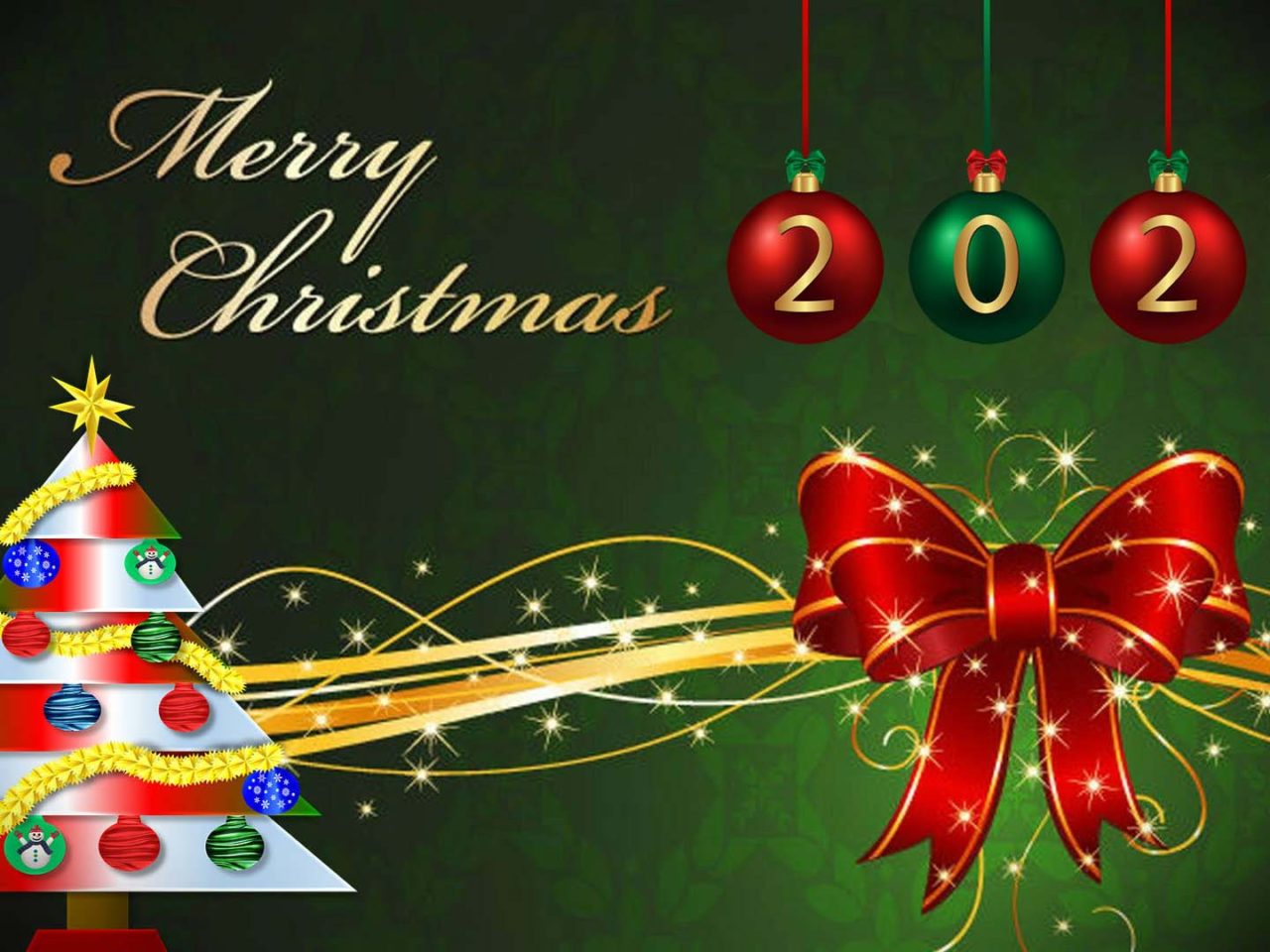 Merry Christmas 2022 Decorative Holiday Background Wallpapers13com 1280x960
