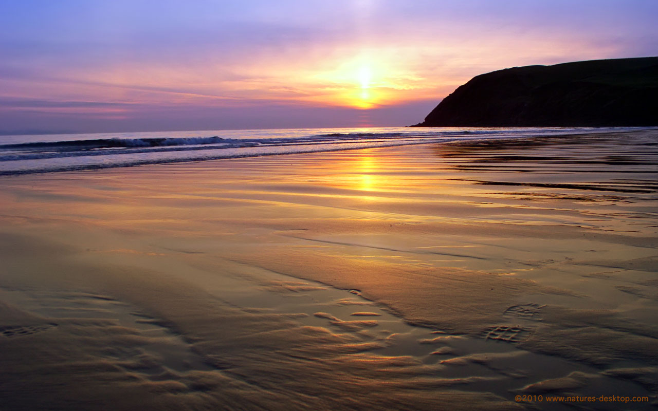 Pin Caribbean Beach Sunset Desktop Wallpaper