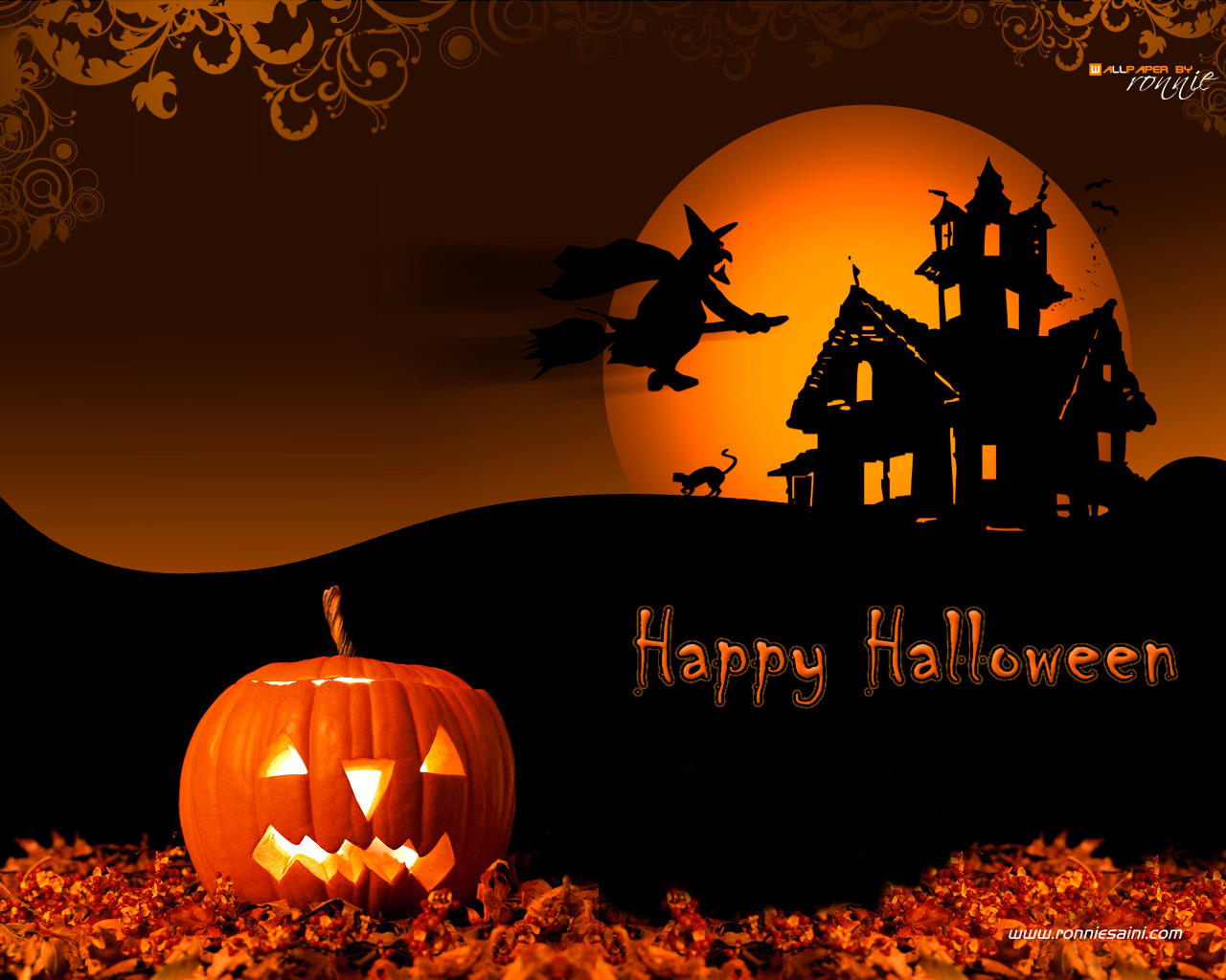 Mashababko Spooky Halloween Wallpaper
