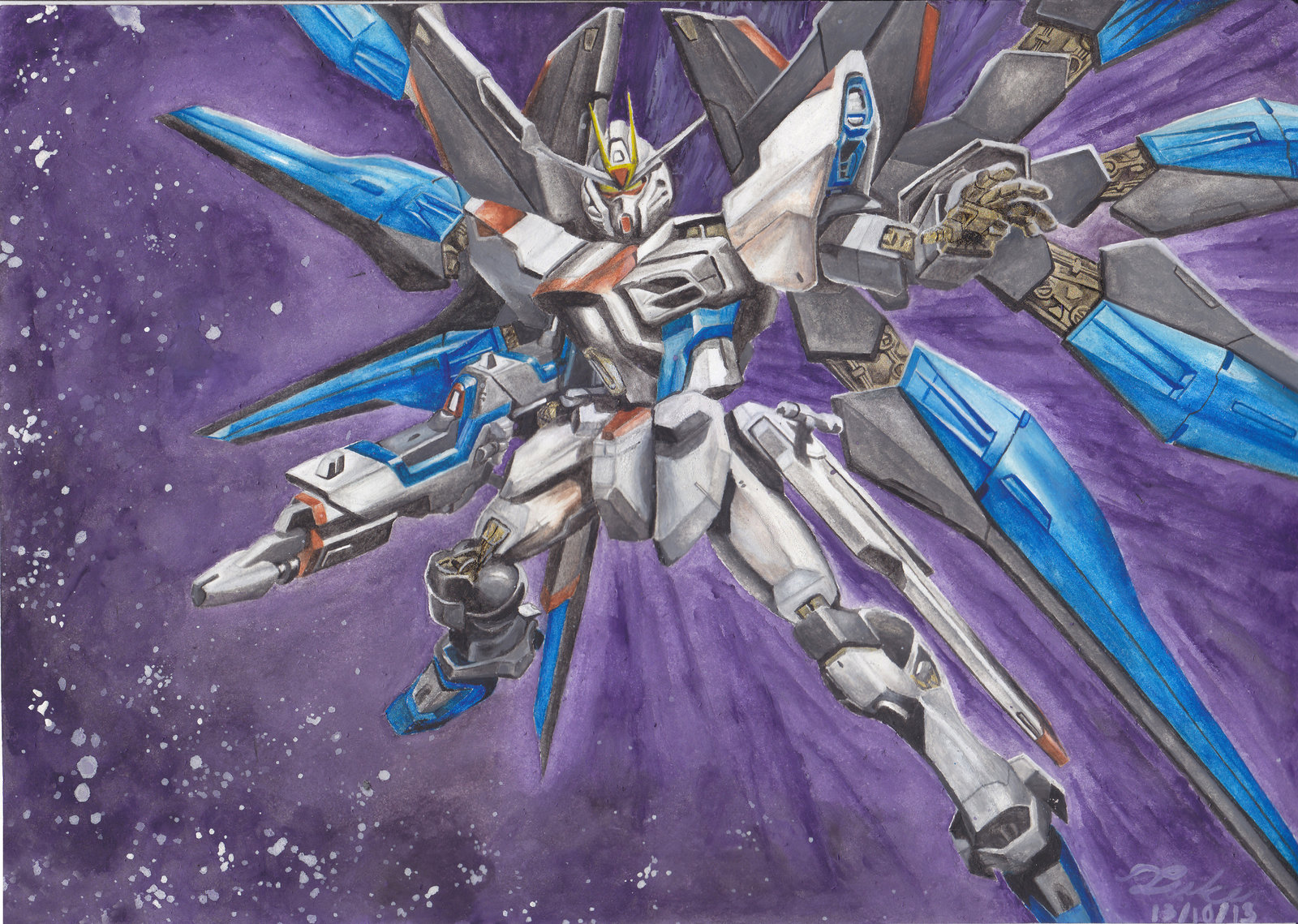 ZGMF X20A Strike Freedom Gundam by LukeLdh on