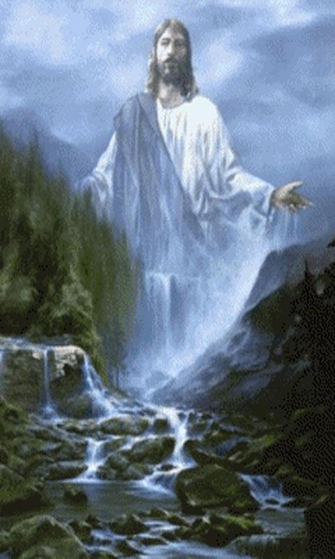 Jesus Live Wallpaper Custom Lwp Waterfall Apptly Android