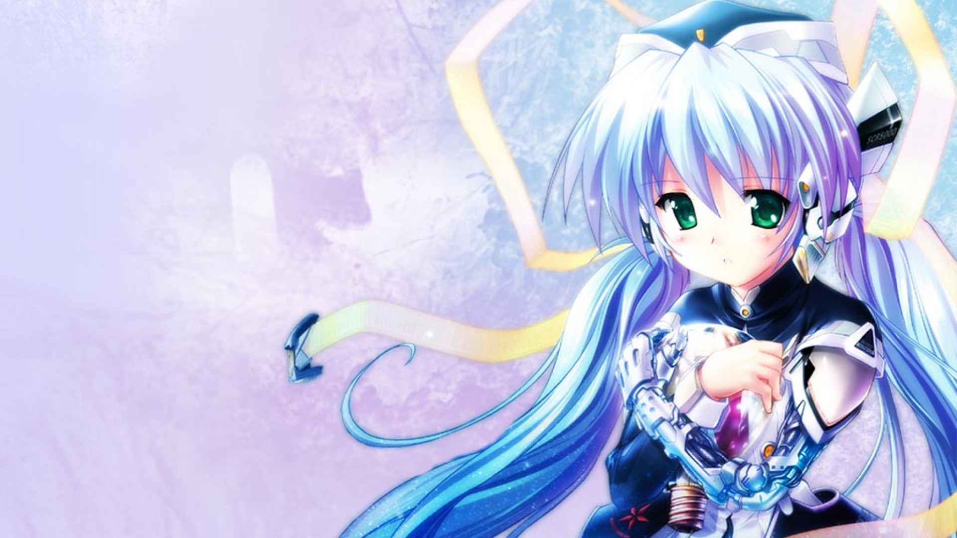 Wallpaper black angel, cute, anime girl, art desktop wallpaper, hd image,  picture, background, f1bd77 | wallpapersmug