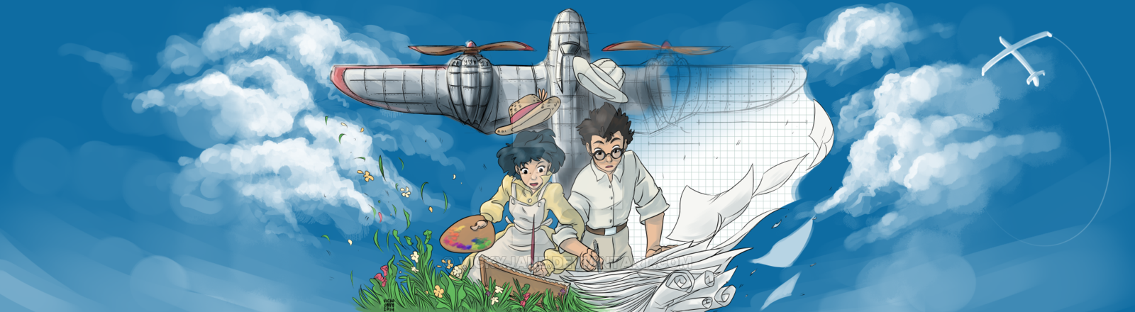 The Wind Rises images Jiro and Nahoko wallpaper and background