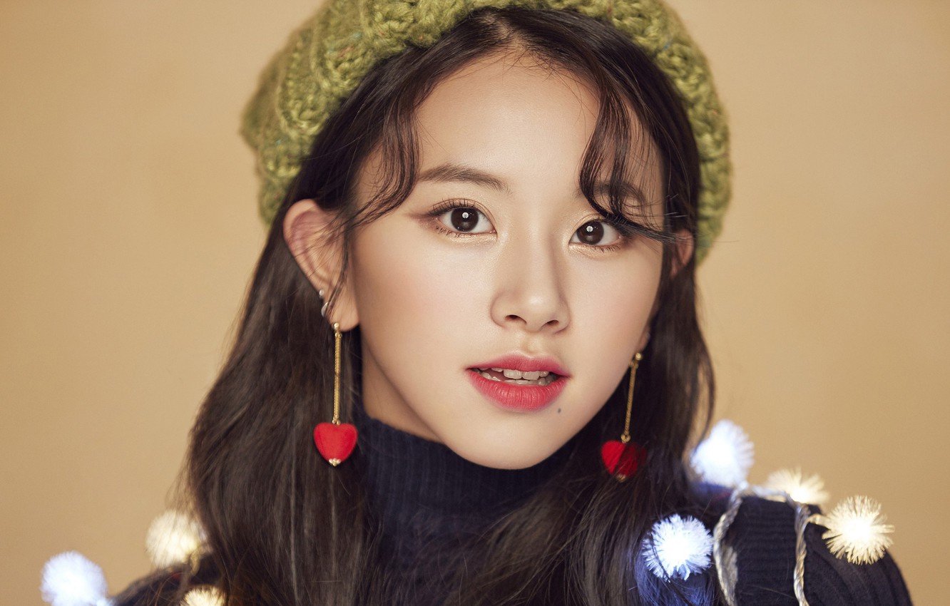 Wallpaper Girl Music Kpop Chaeyoung Twice Merry And Happy