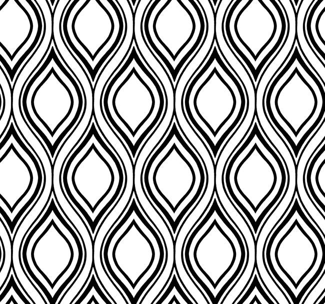 Modern Black And White Wallpaper The Art Mad