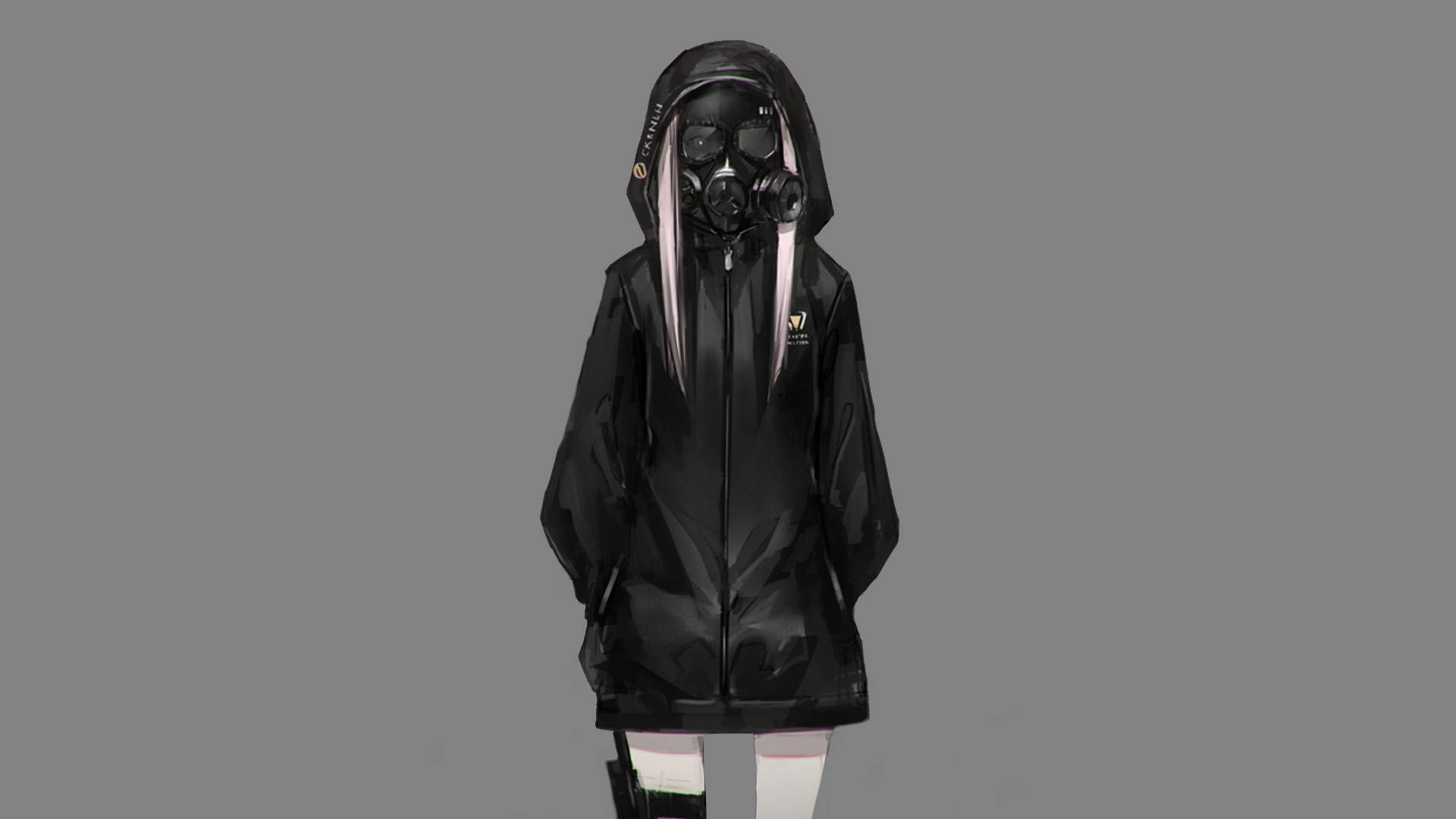Anime Girl Hoodie Wallpaper
