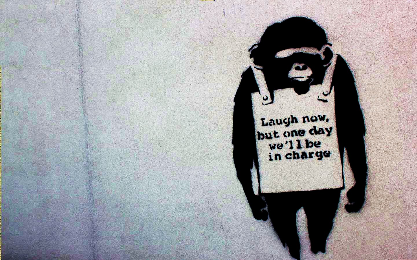 Banksy Ill Be In Charge Wallpaper