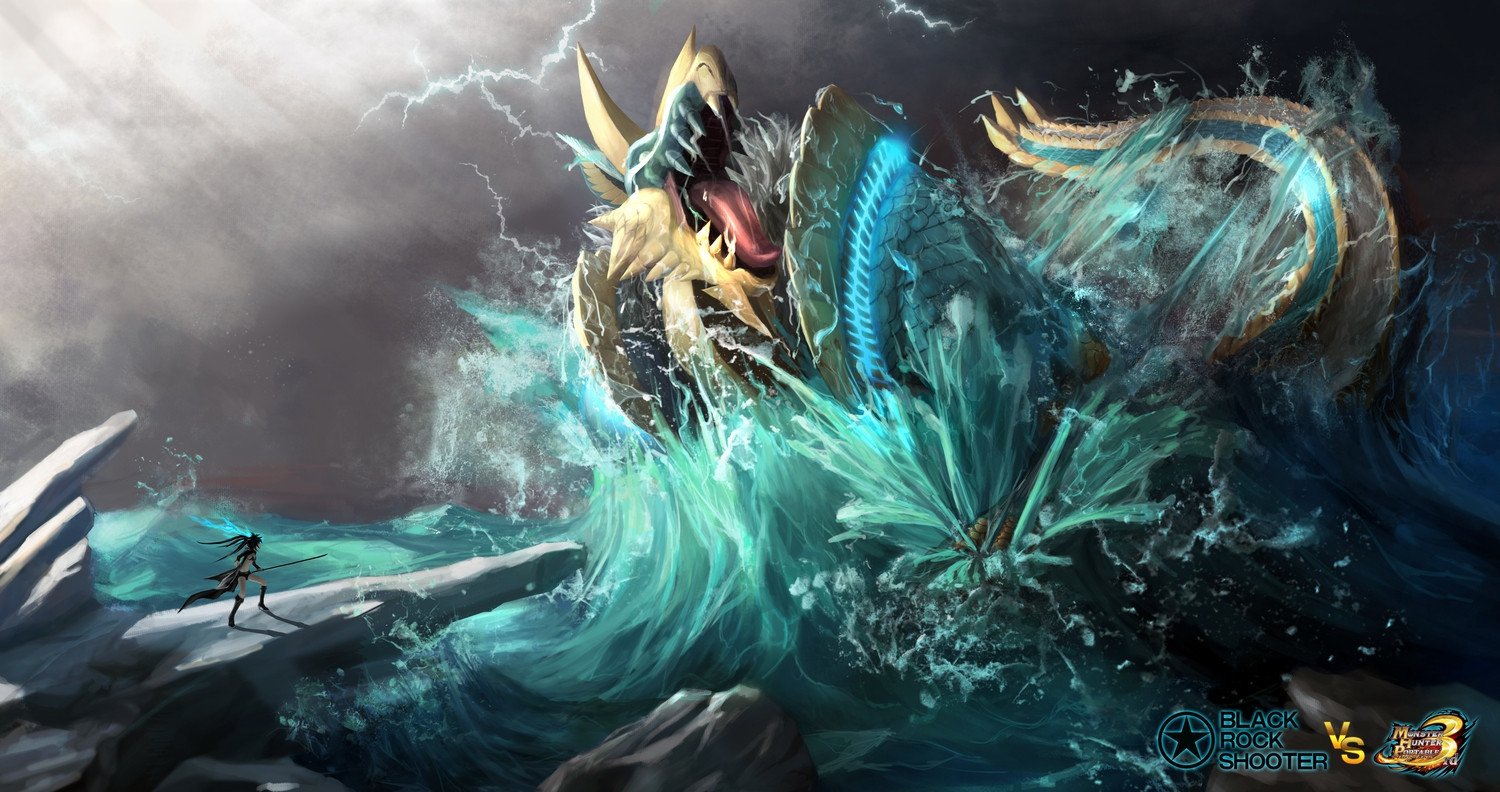 Lagiacrus Monster Hunter HD Wallpaper Background Image