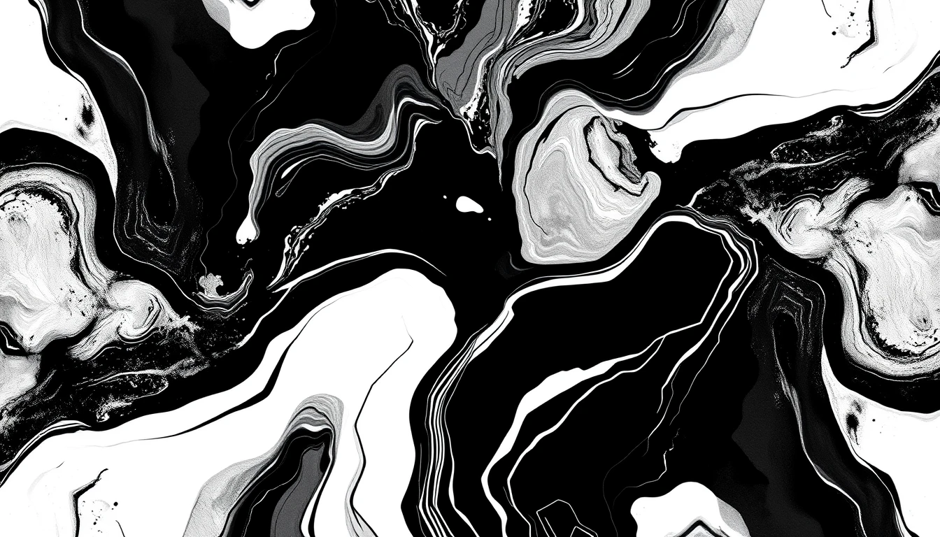 Black And White Abstract Wallpaper