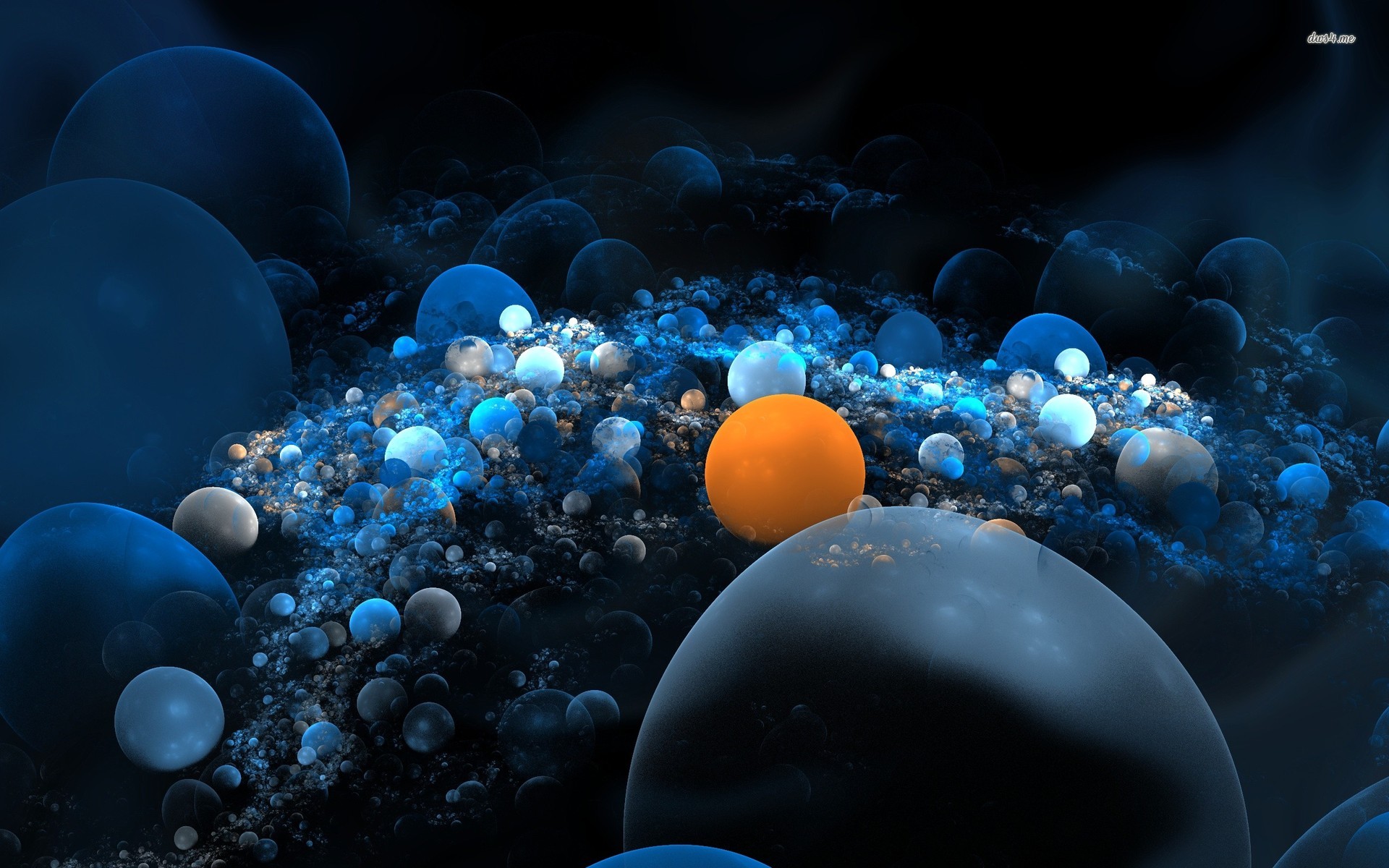 Sea of bubbles wallpaper   3D wallpapers   14558