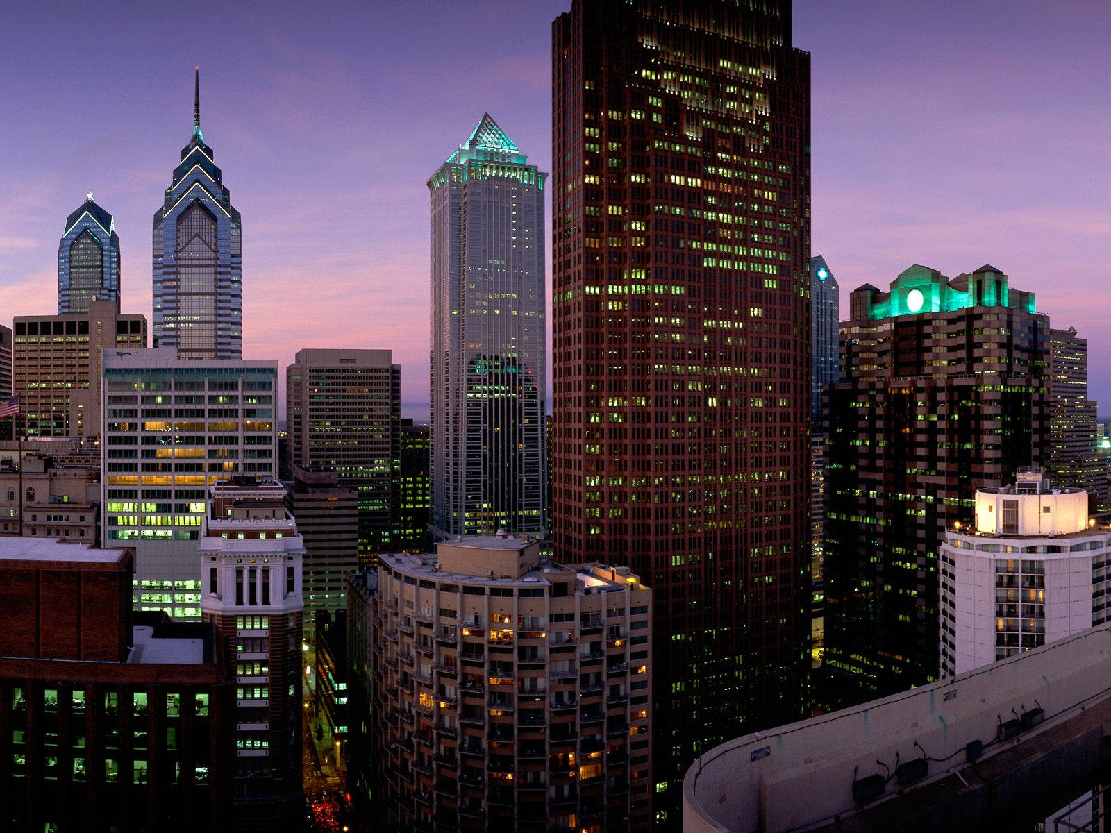 Philadelphia Building Tops Mhrhi8oddpimvok9 Wallpaper