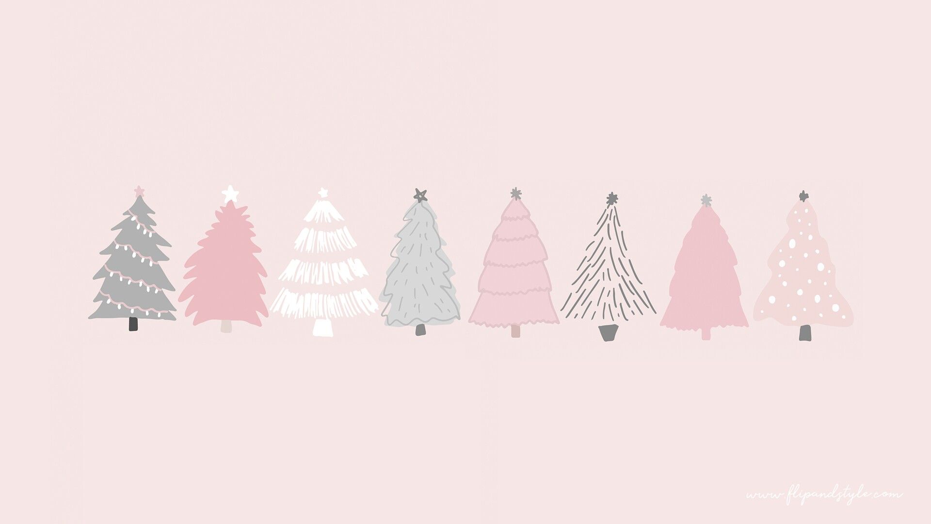 6 Aesthetic Christmas Tree Wallpapers Freebies  Blush Bossing