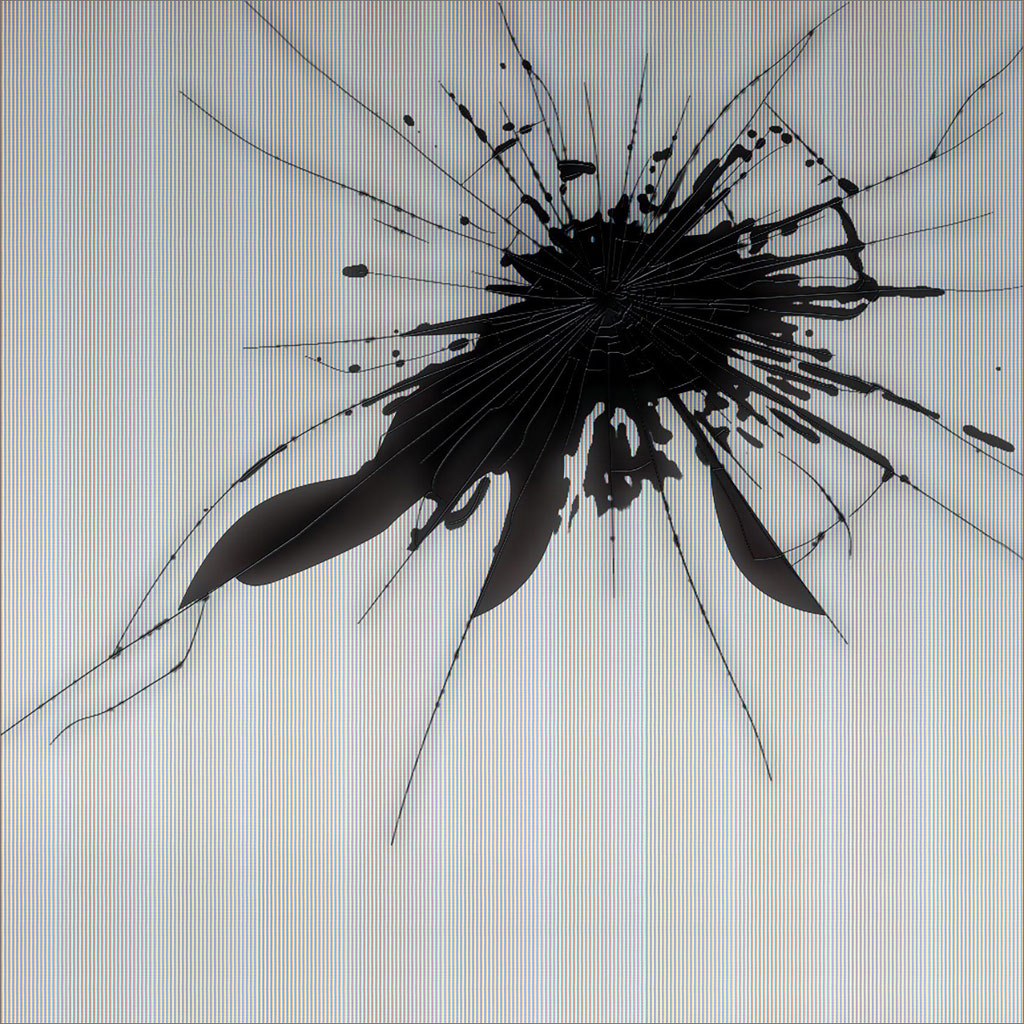 Cracked Lcd Screen iPad Wallpaper Miscellaneous