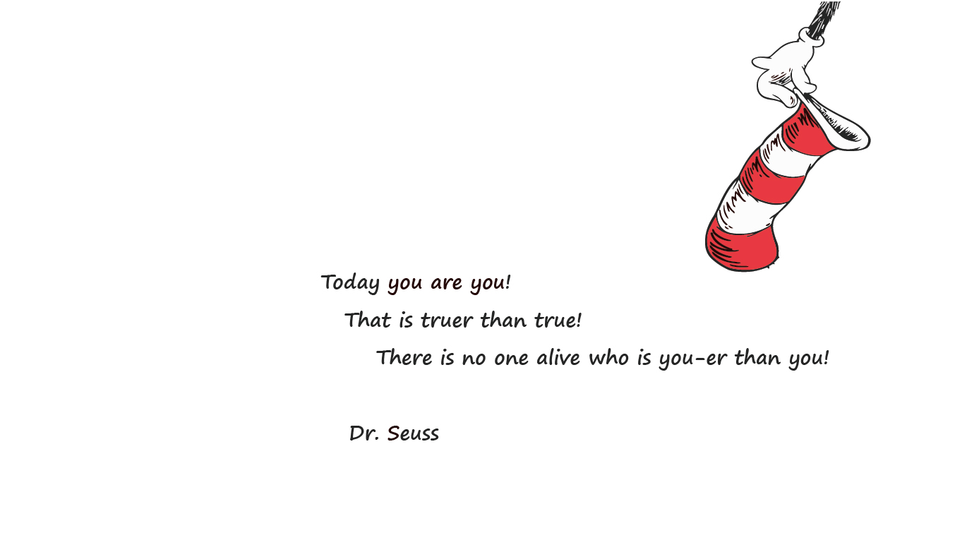 Be Yourself cat in the hat dr seuss quote HD phone wallpaper  Peakpx