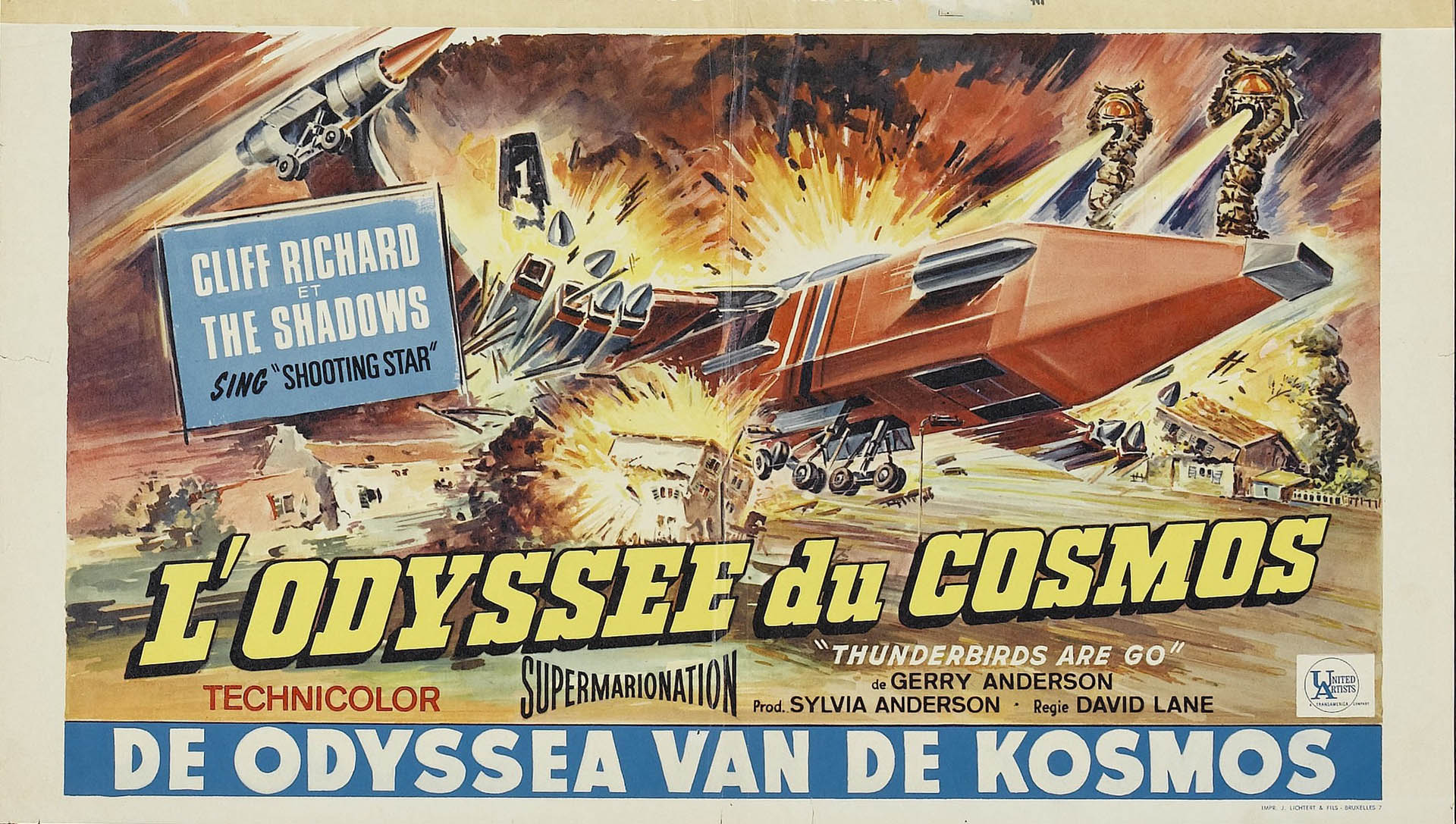 Thunderbirds Are Go Belgian B Movie Posters Wallpaper Image