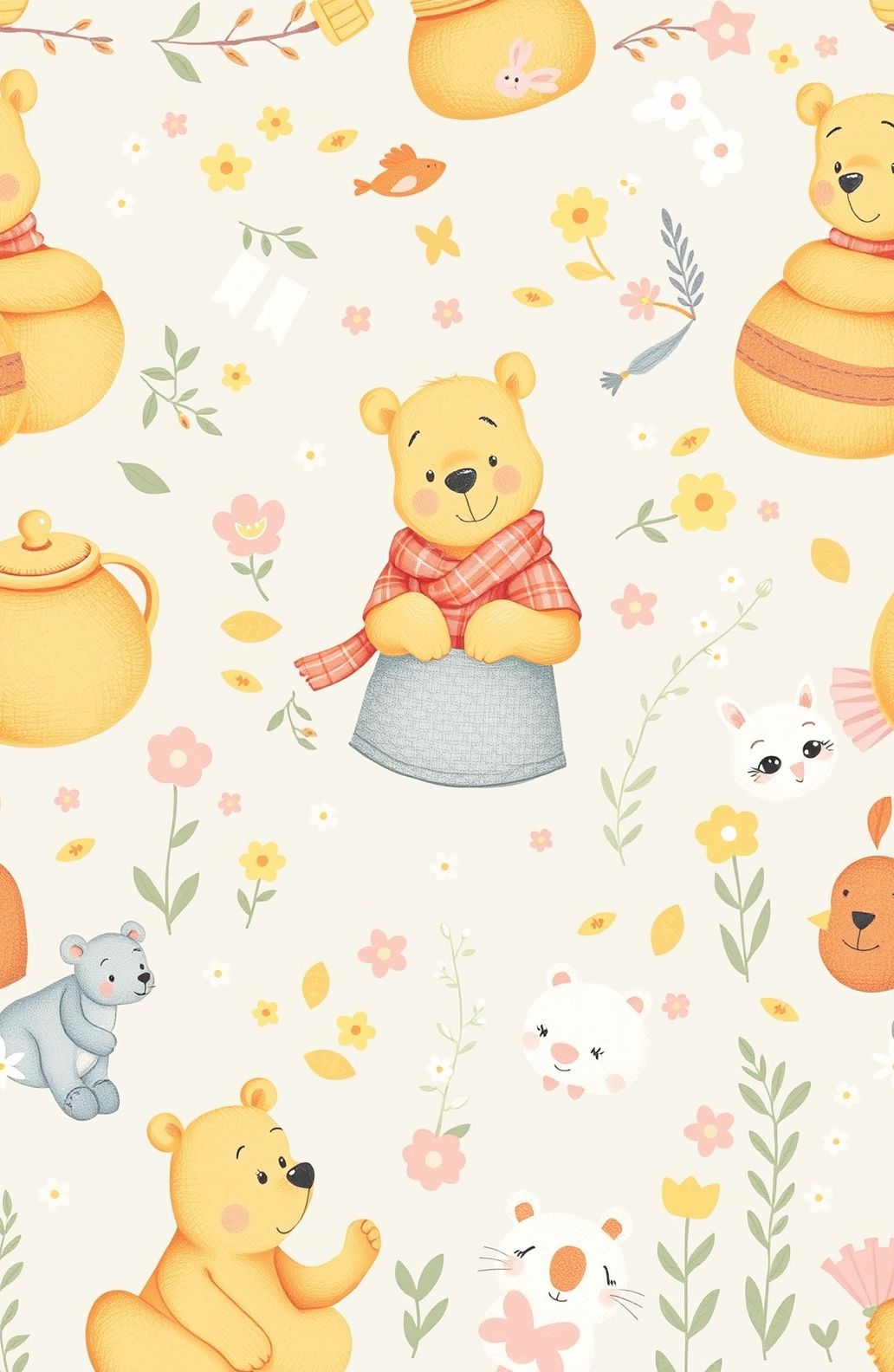 Baby Winnie The Pooh Wallpaper