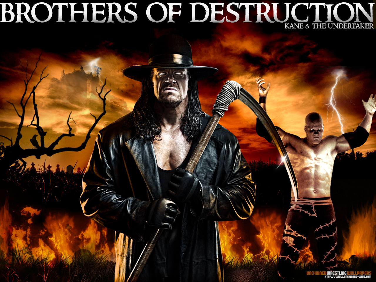 Wwe Smackdown Raw Wallpaper Undertaker And Kane