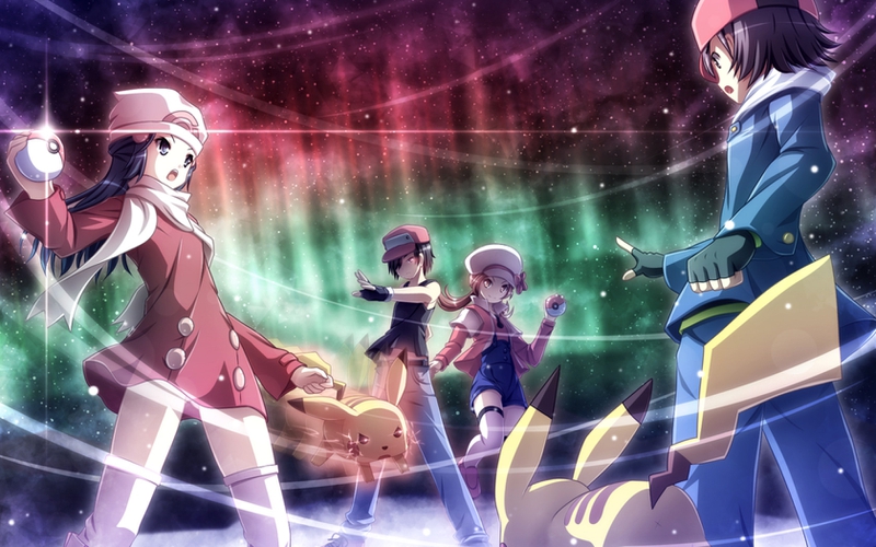 Anime Colour Pokemon HD Desktop Wallpaper