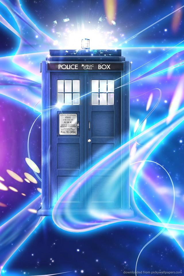 Tardis In Space iPhone Wallpaper For