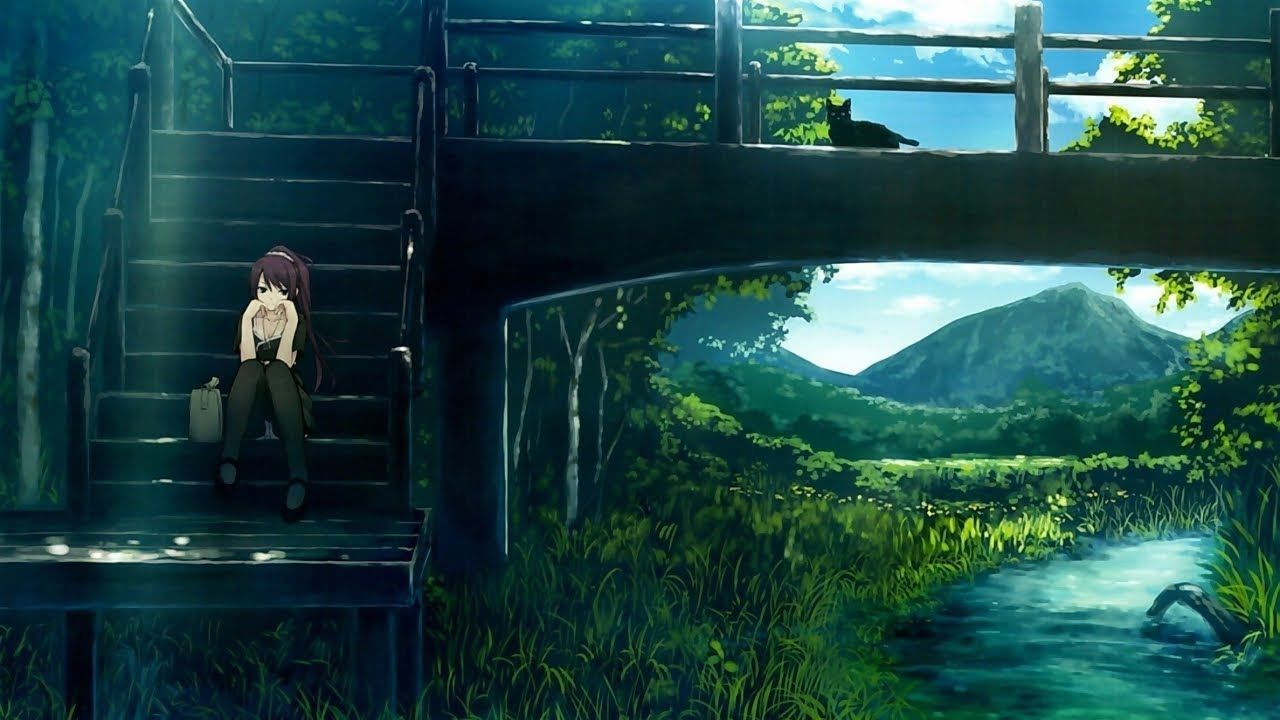 Lo Fi Anime Landscape Wallpaper Top