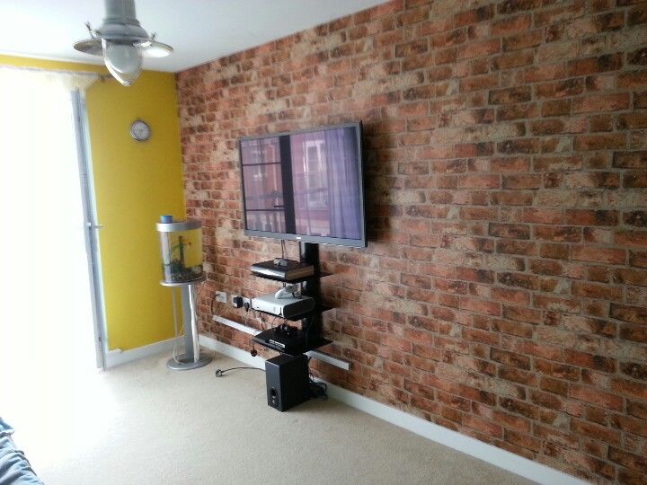 Brick Wallpaper Would It Be Pletely Wrong To Do One Wall In