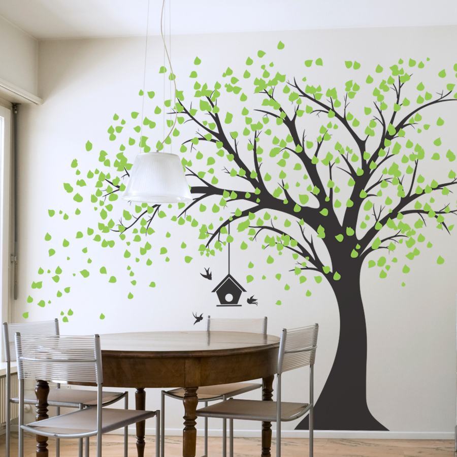 Large Windy Tree Wall Decal This Decals Features Hundreds Of