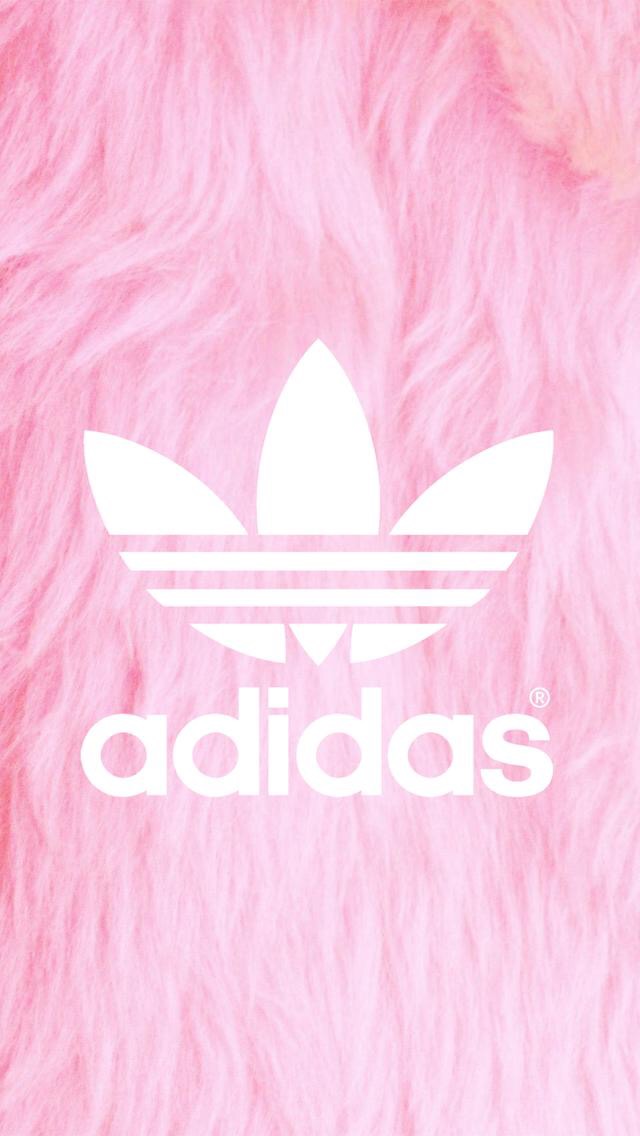 Pink Fluffy Adidas Wallpaper Cute