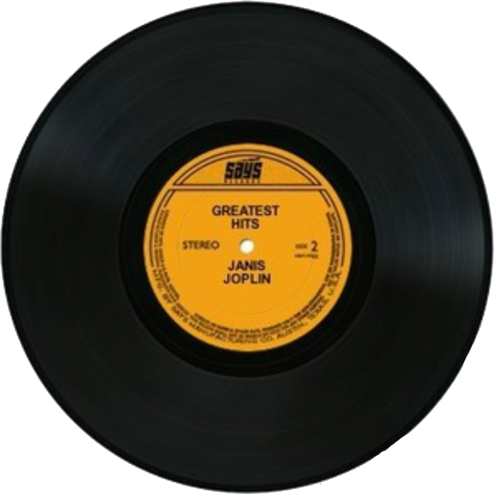Janis Joplin Greatest Hits Vinyl Record Wallpaper