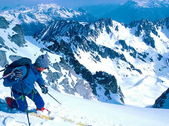 Snow Skiing Wallpaper Alpine