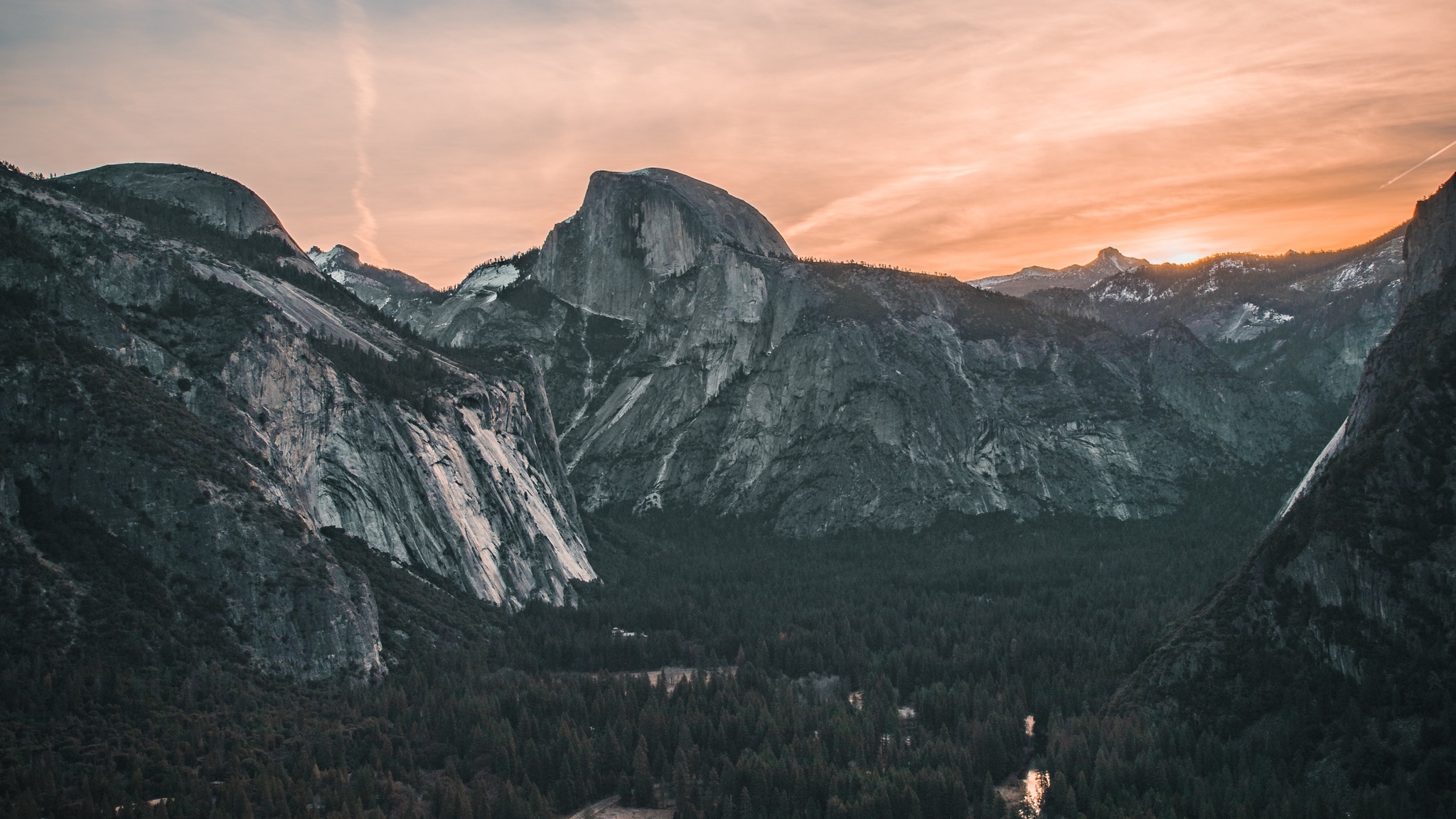 Wallpaper Mountains Yosemite Valley United