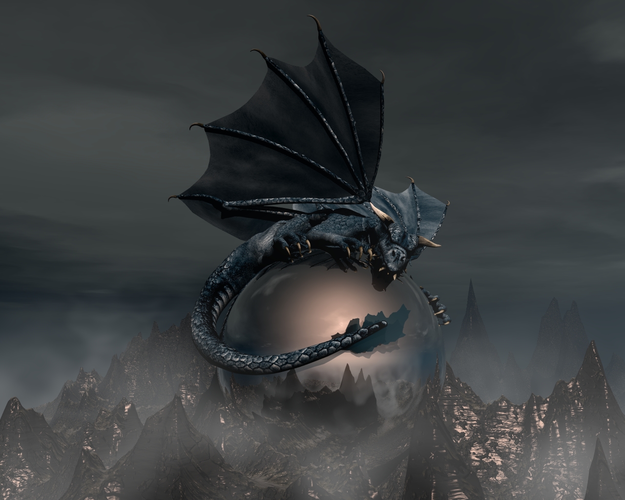3d Dragon Fantasy HD Wallpaper