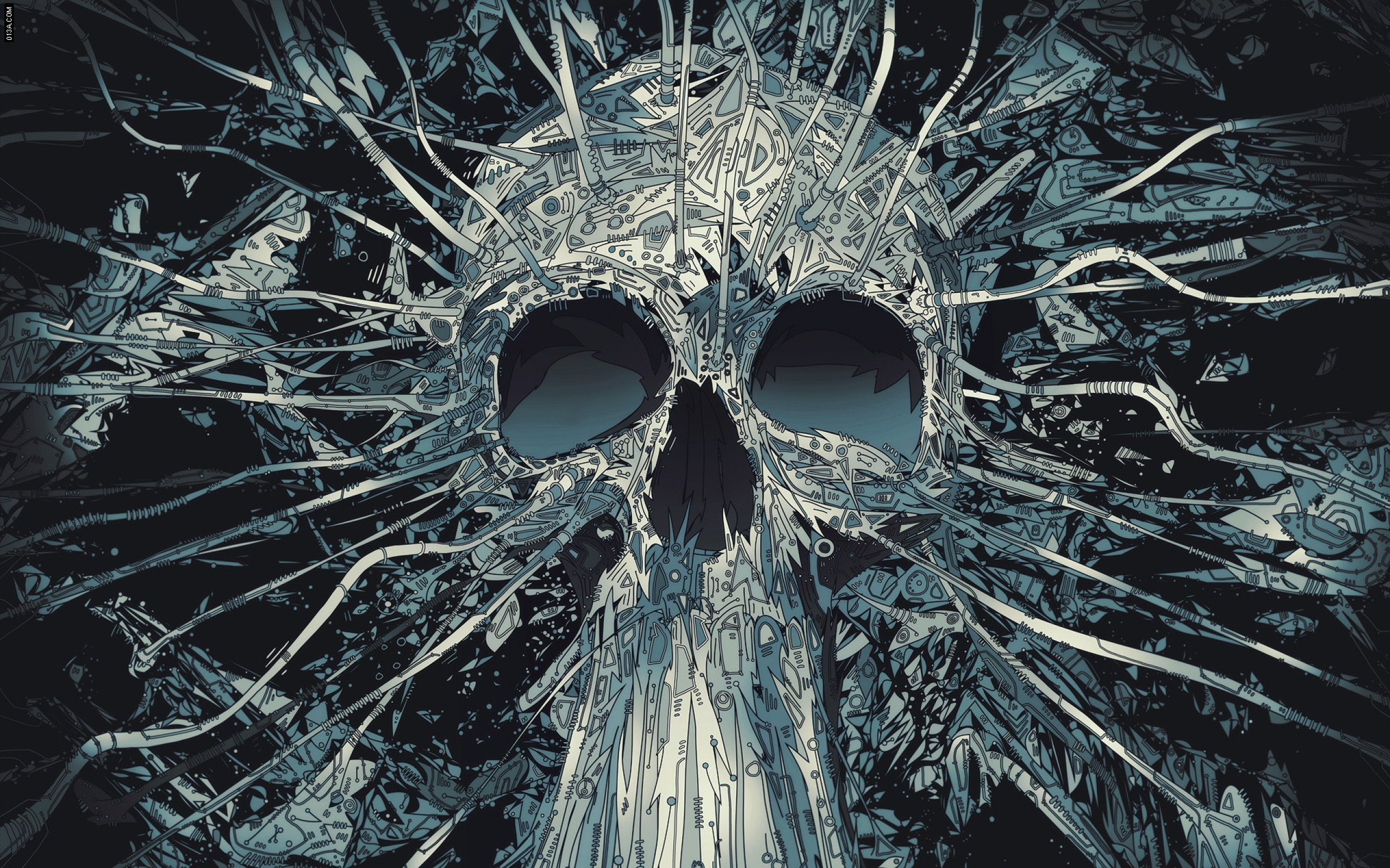 Dark Skull Evil Horror Skulls Art Artwork Skeleton D